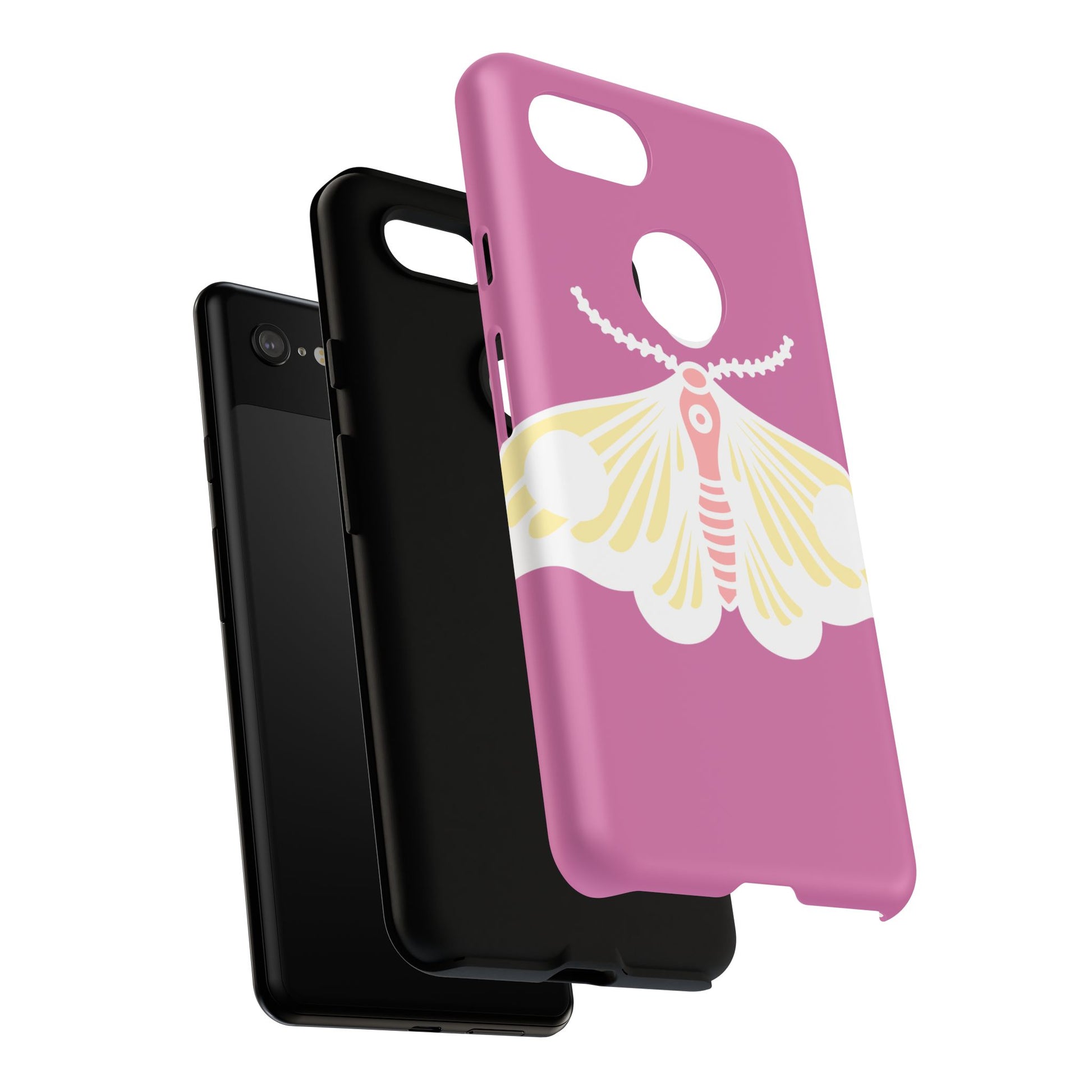 Colorful Moth Phone Case | Tough Cases for iPhone, Unique Gift, Nature Lovers, Boho Style, Trendy Accessories