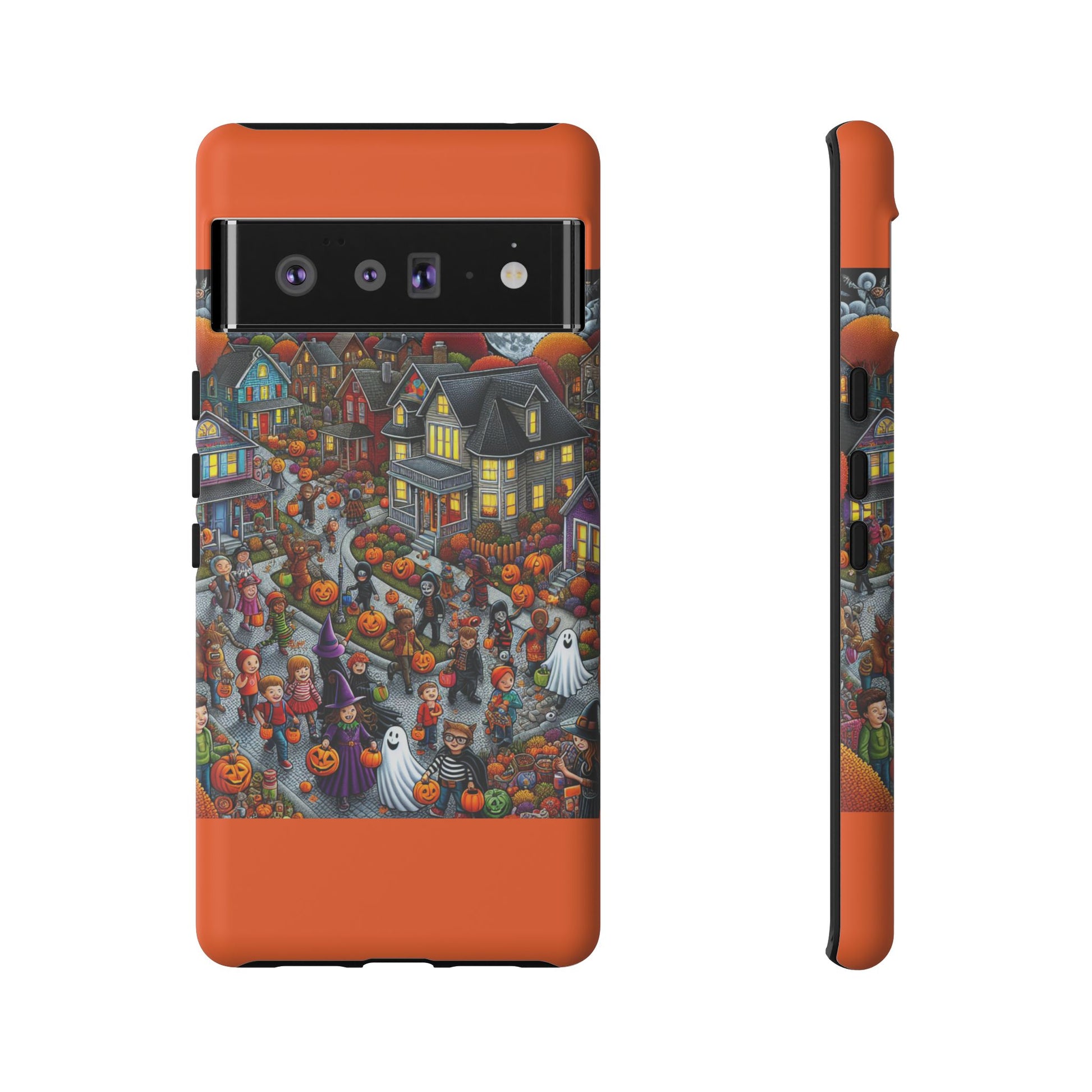 Halloween Phone Case, Tough Cases for Spooky Season, Fall Decor, Trick or Treat, Pumpkin Lovers, Ghost Design