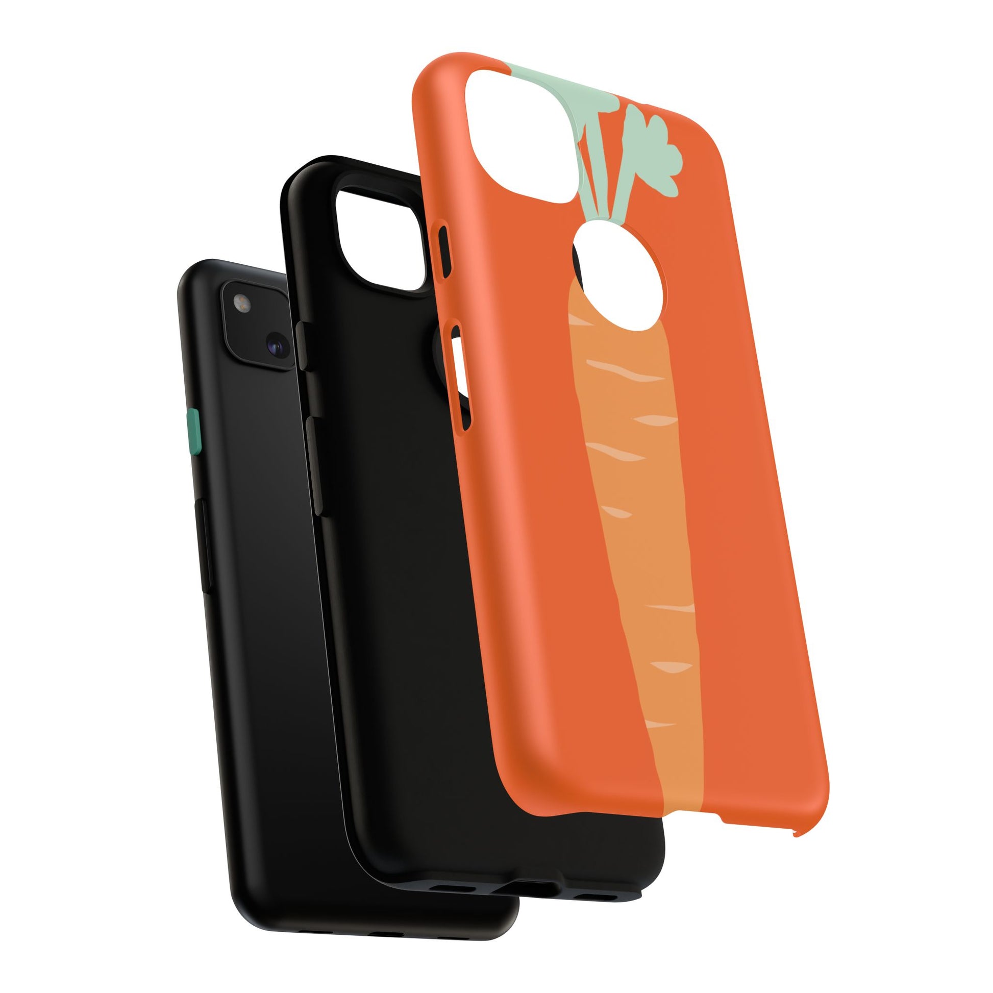 Tough Cases Carrot Phone Case, Cute Smartphone Cover, Fun Gift for Garden Lovers, Fall Decor, Vegan Accessories, Colorful Case