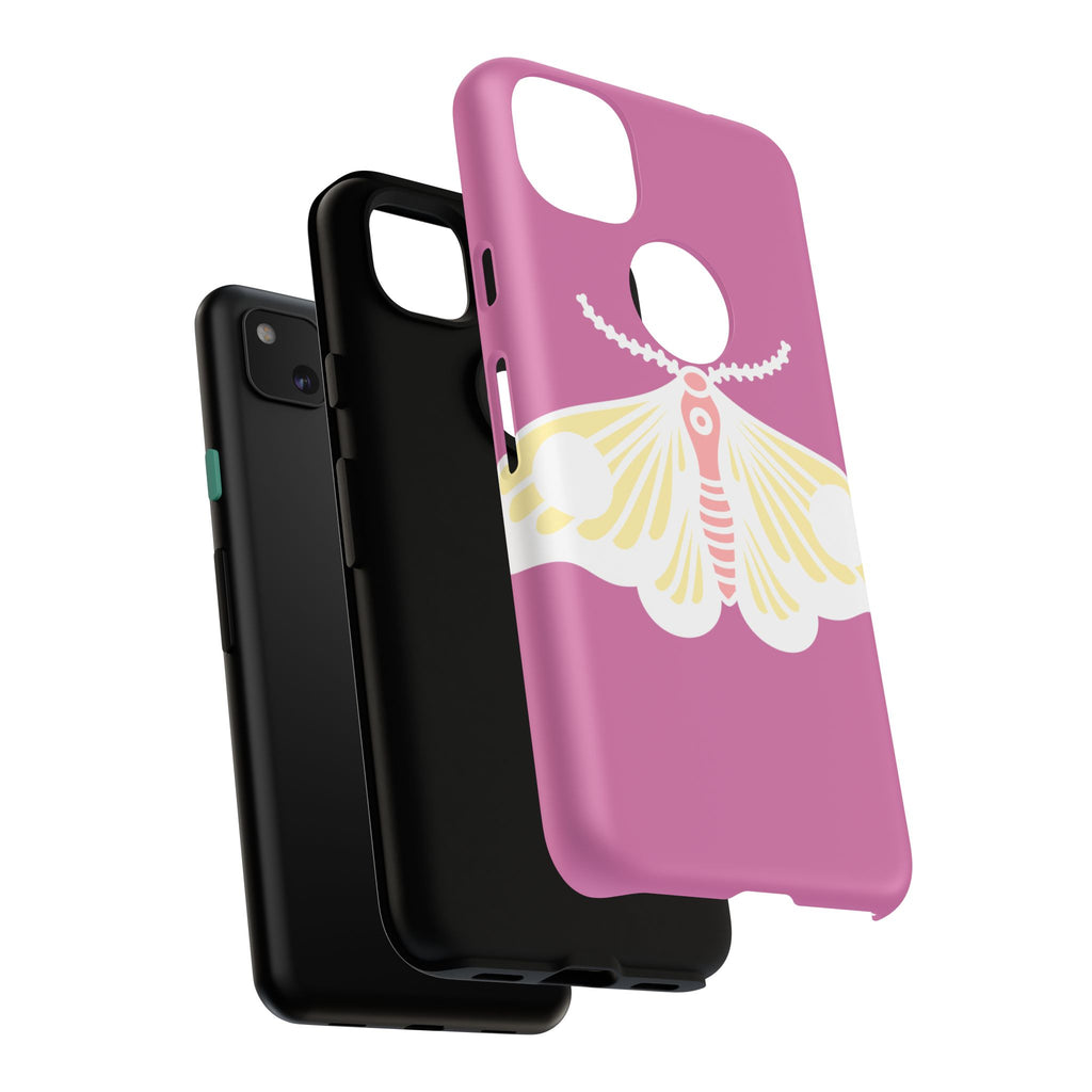 Colorful Moth Phone Case | Tough Cases for iPhone, Unique Gift, Nature Lovers, Boho Style, Trendy Accessories