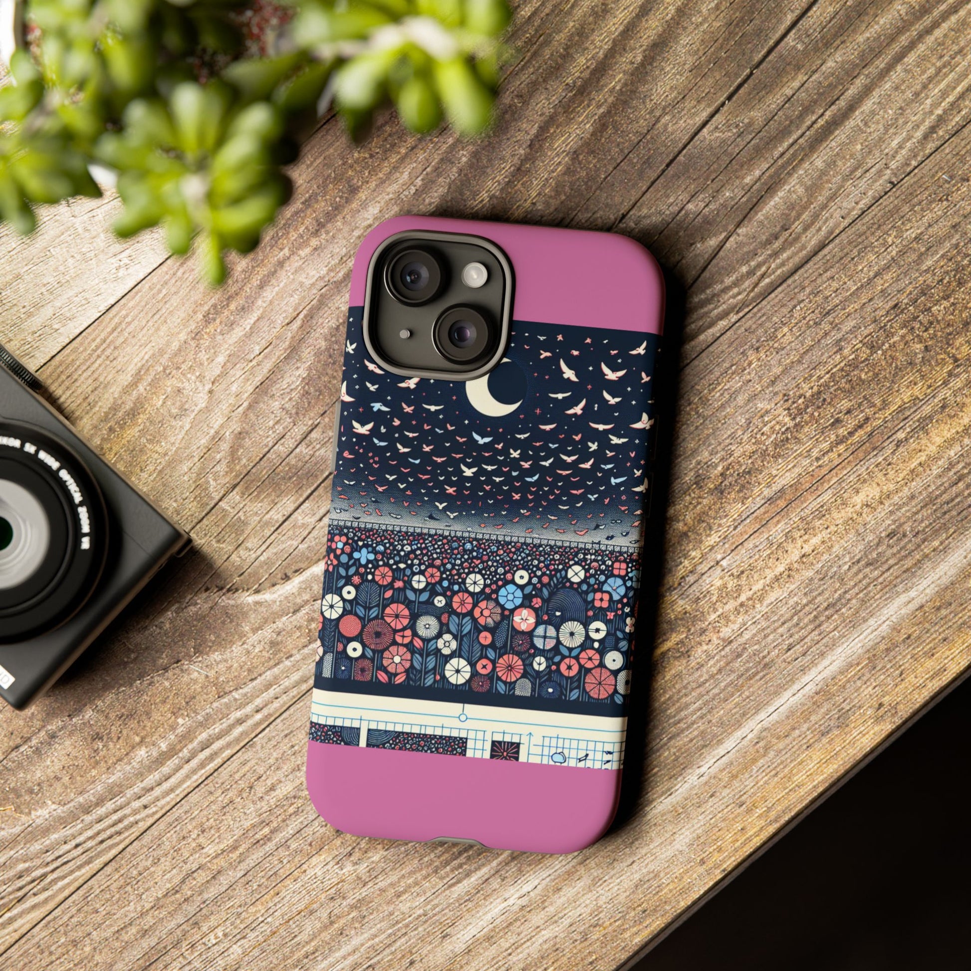 Floral Phone Case, Tough Cases for iPhone, Nature-Inspired Design, Gift for Her, Stylish Protection, Trending Accessory