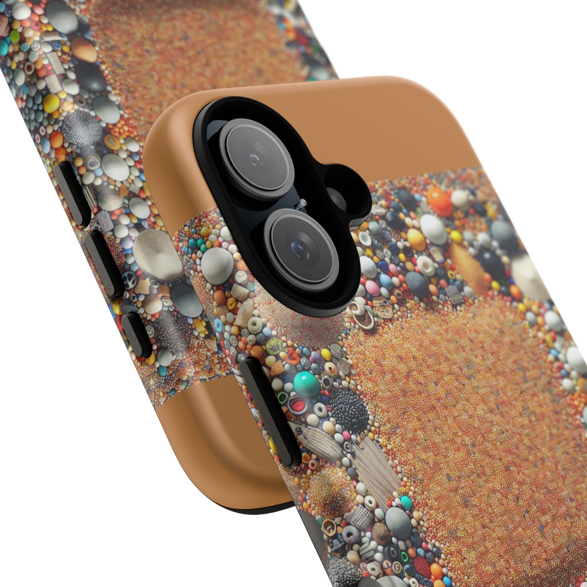 Colorful Phone Case with Unique Texture, Tough Case, Phone Accessory, Trendy Design, Gift for Tech Lovers, Durable Protection