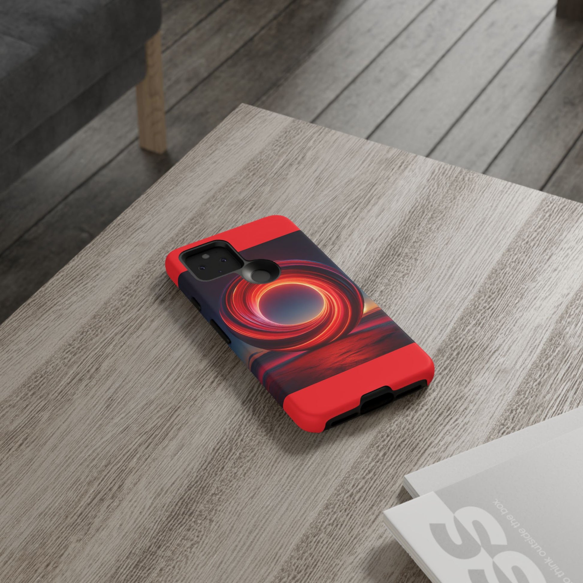 Vibrant Phone Case with Abstract Design, Tough Cases for Tech Lovers, Sleek Protection, Gift for Friends, Customizable Mobile Accessory
