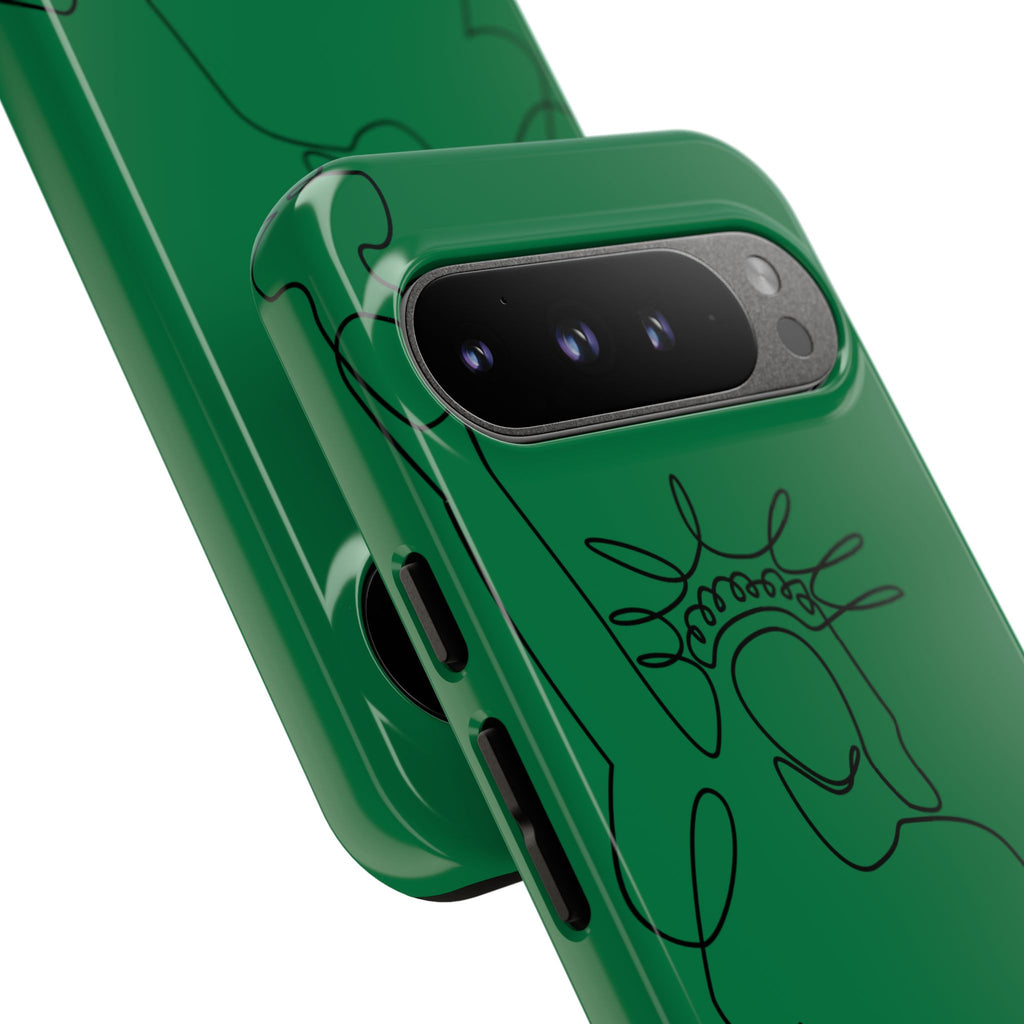Stylish Phone Case with Statue of Liberty Design, Tough Cases for iPhone, Unique Gift for Travelers, Green Phone Cover, Artistic Cell [...]