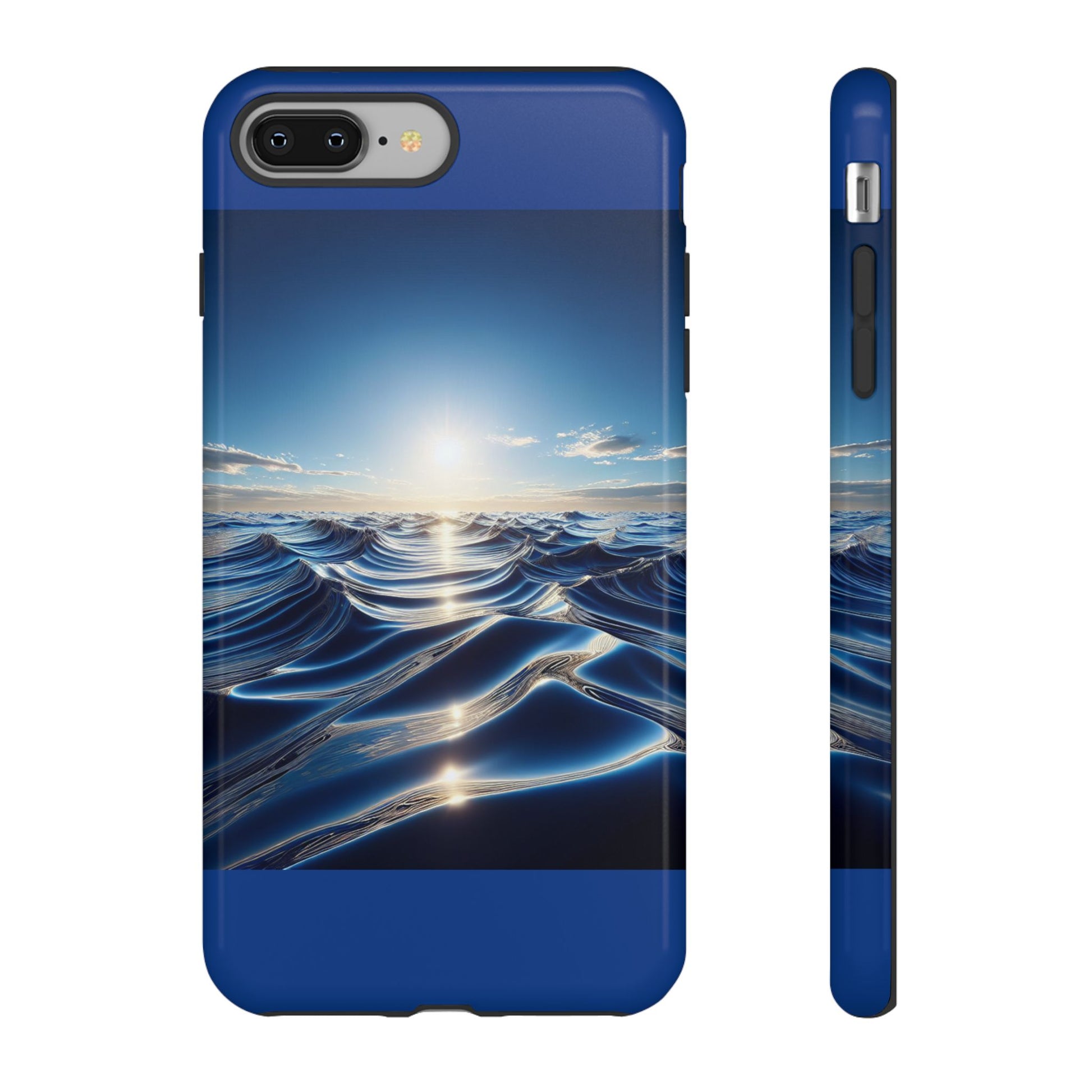 Ocean Wave Phone Case, Tough Phone Cover, Stylish Cell Case, Gift for Beach Lovers, Customizable Phone Accessory