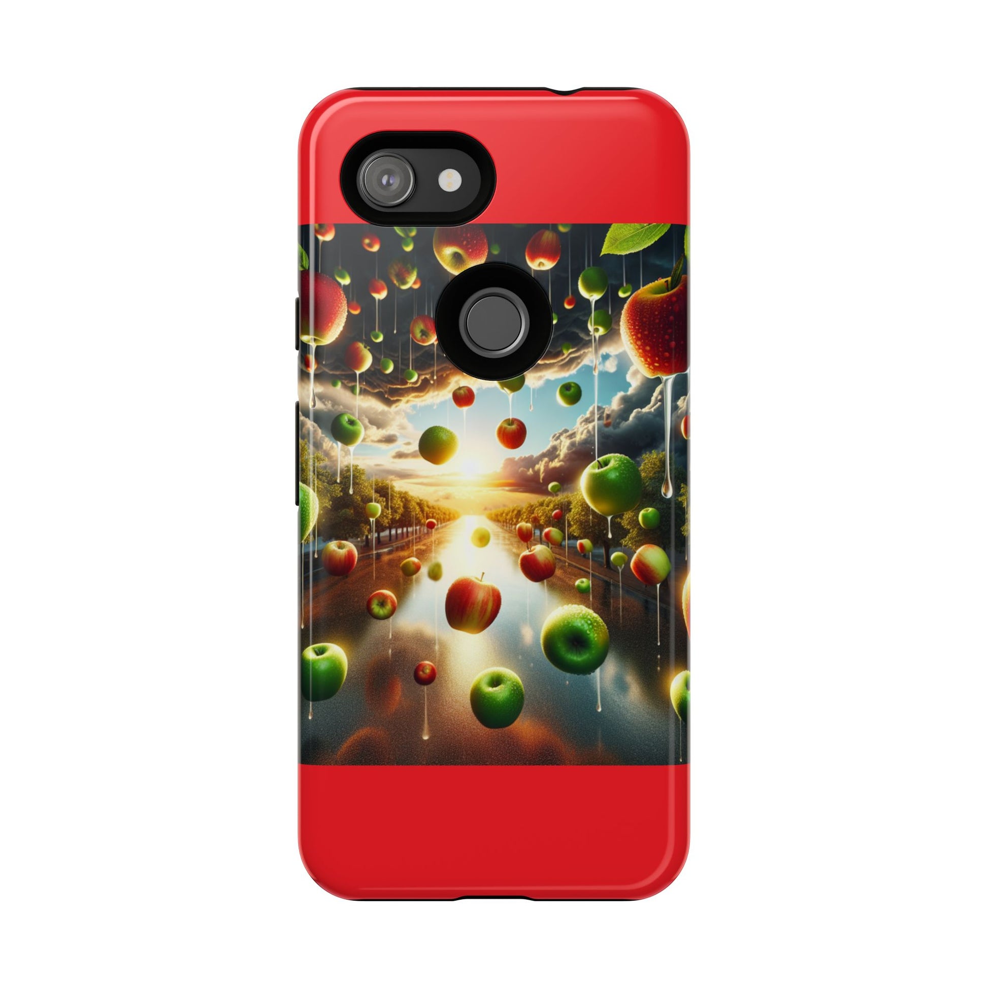 Vibrant Phone Case with Artistic Apple Design, Unique Gift for Art Lovers, Trendy Accessory for Any Occasion, Stylish Smartphone Cover