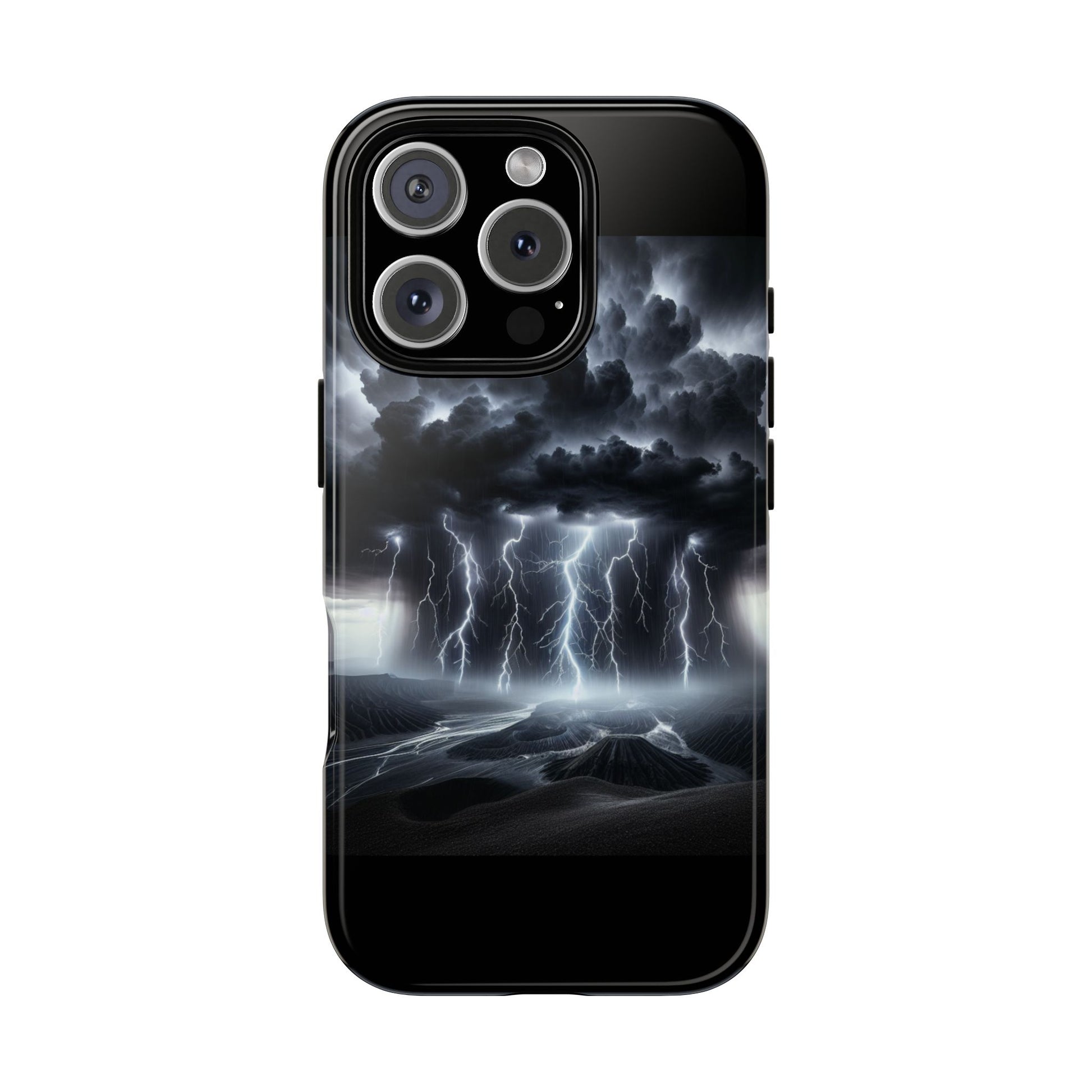 Tough Cases for the Bold: Stormy Thunder Phone Case, Lightning Protection, Durable Cover for Adventurers, Unique Gift for Nature [...]