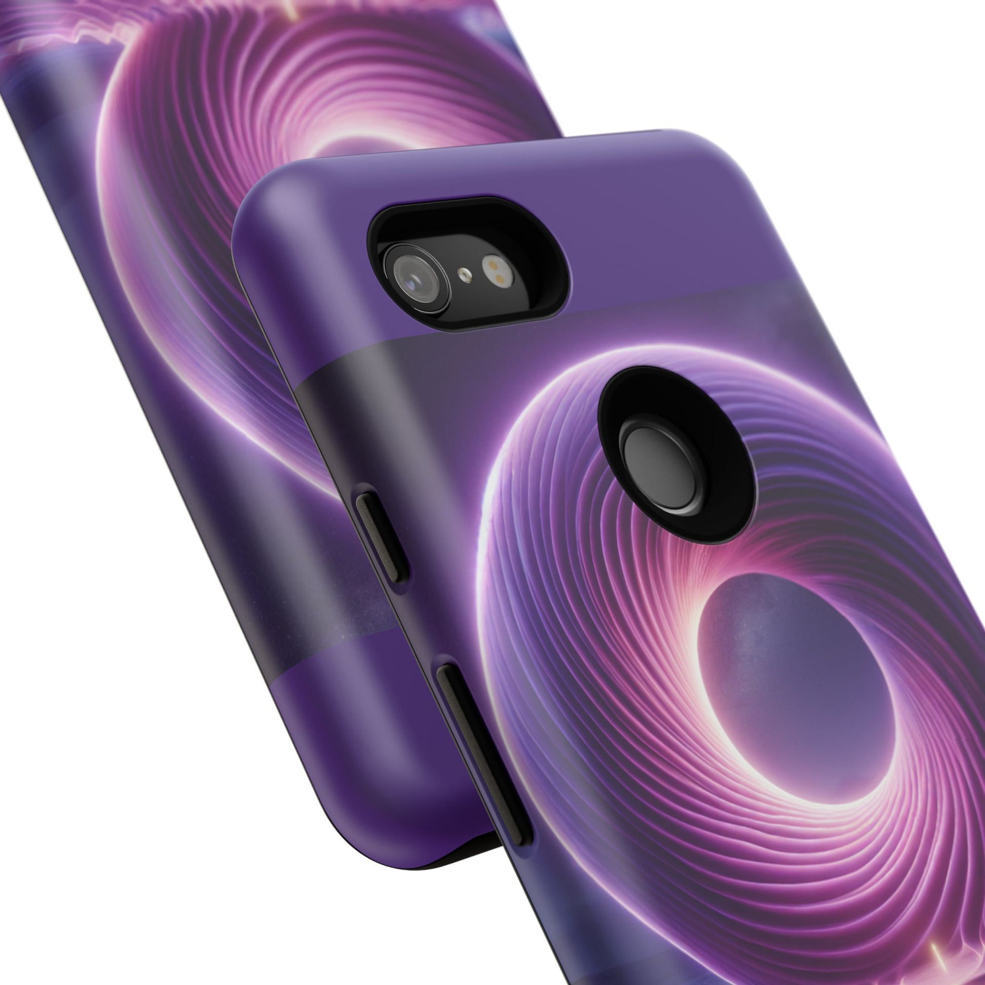Colorful Phone Case with Swirling Design, Tough Phone Cover, Cosmic Phone Protector, Unique Gift for Tech Lovers, Stylish Smartphone Shell