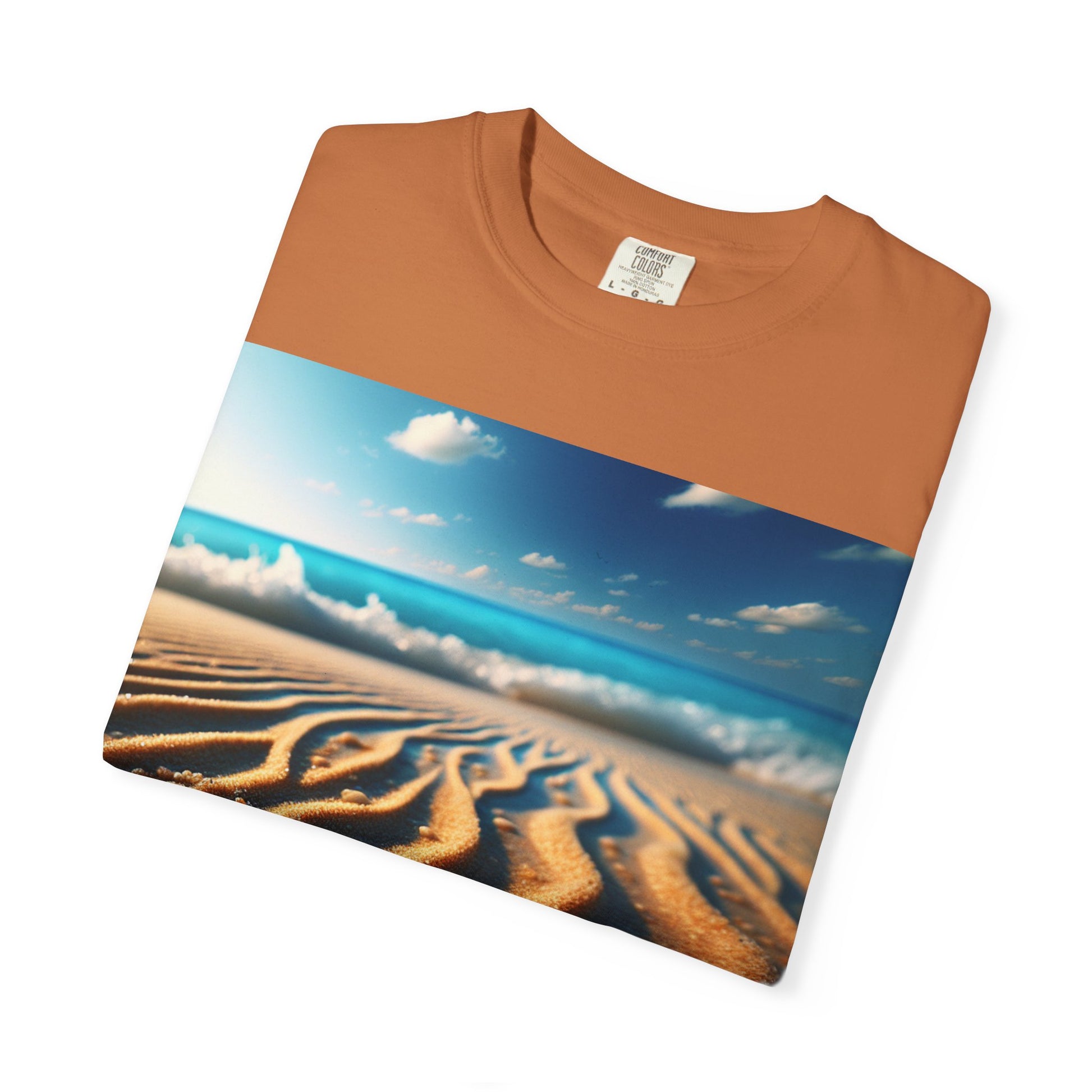 Beach-Inspired Unisex T-Shirt, Coastal Vibes Tee, Summer Style Shirt, Ocean Lover Apparel, Casual Gift for Sea Enthusiasts