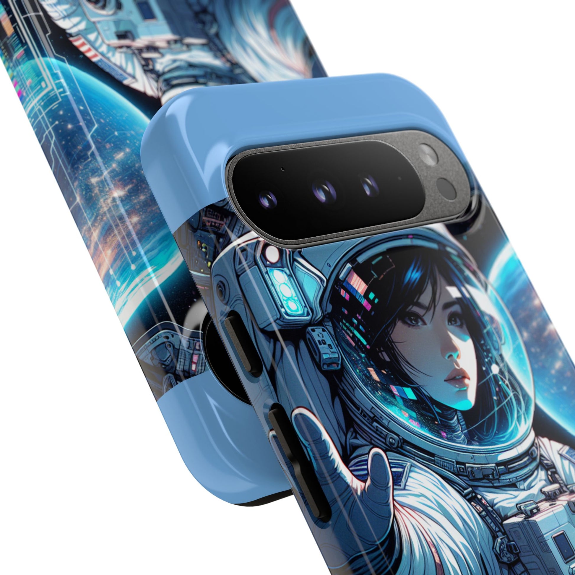 Astronaut Phone Case, Space-Themed Tough Case, Unique Gift for Science Lovers, Trendy Protection for Smartphones, Cool Tech Accessories