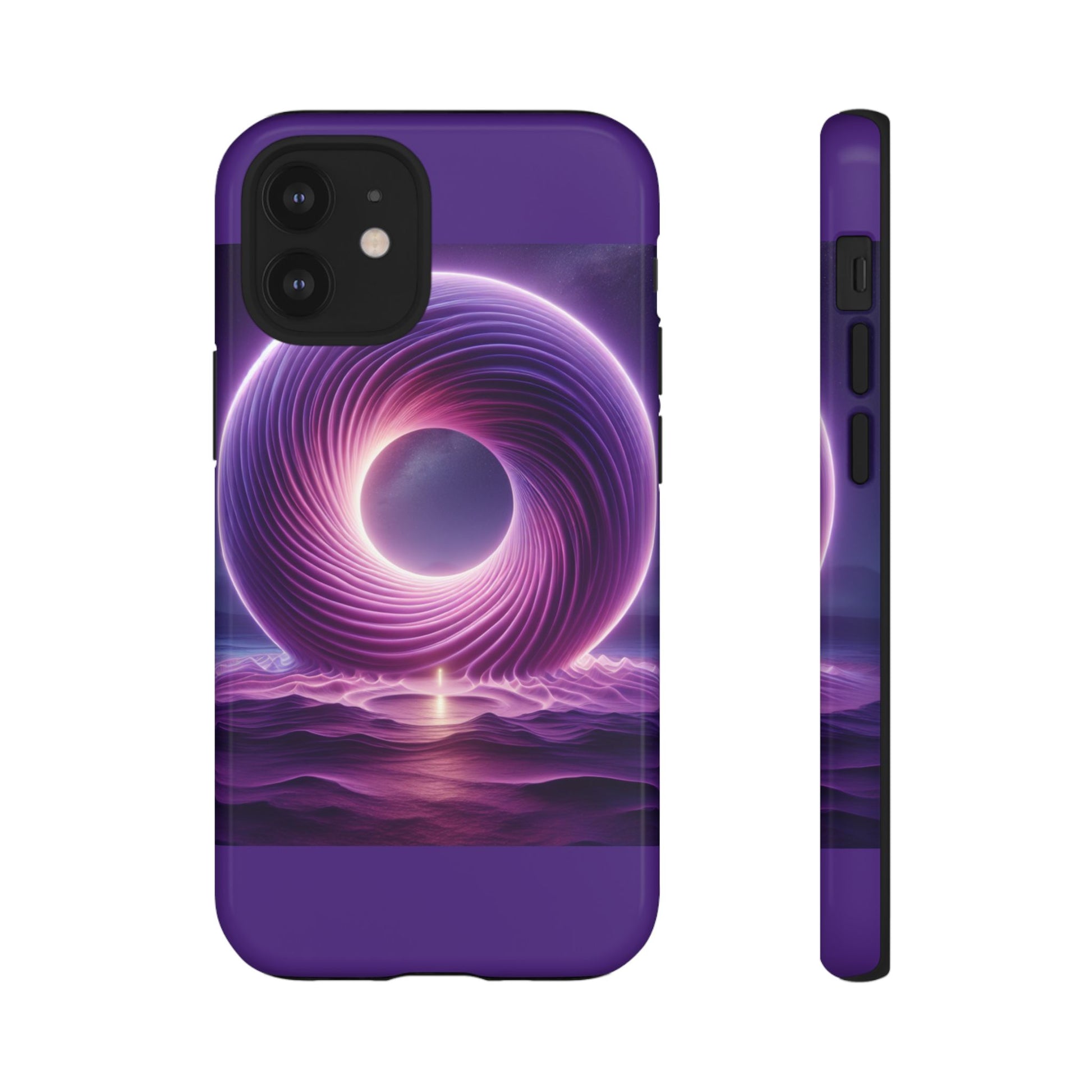 Colorful Phone Case with Swirling Design, Tough Phone Cover, Cosmic Phone Protector, Unique Gift for Tech Lovers, Stylish Smartphone Shell