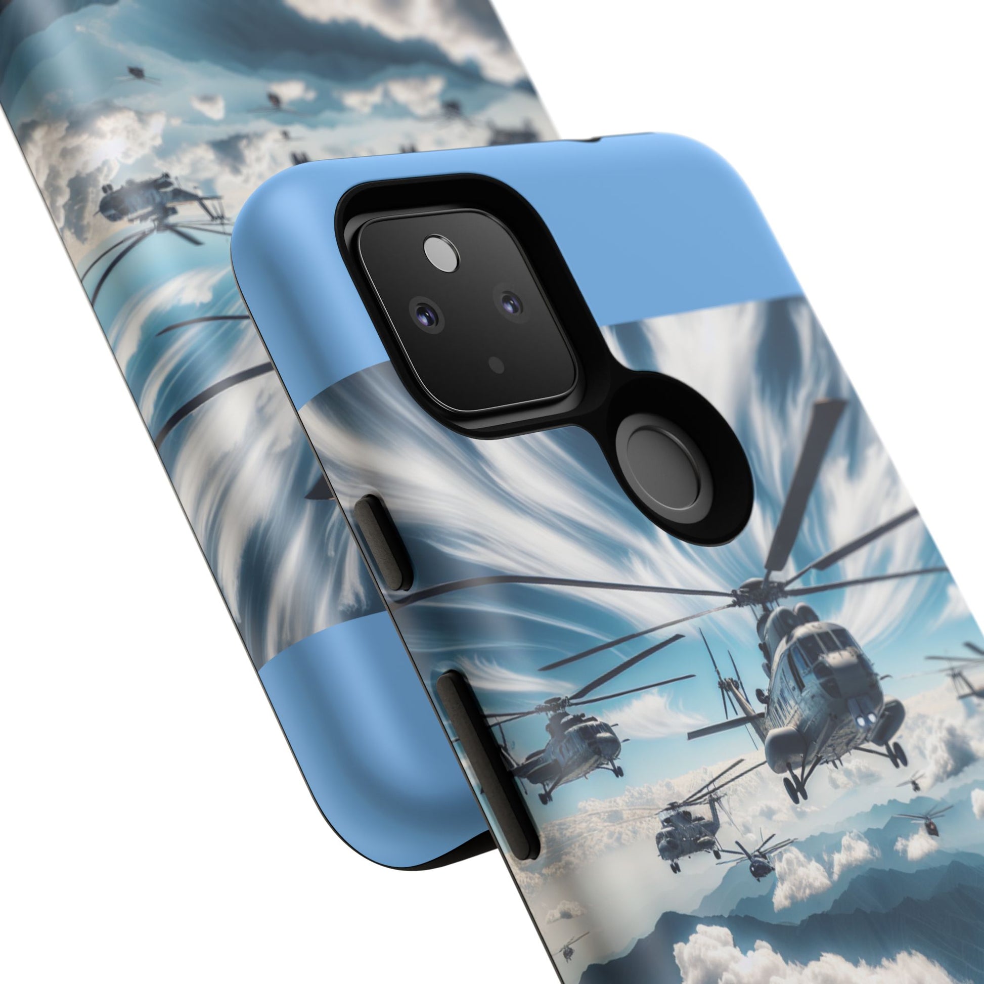 Tough Cases - Helicopter Design Phone Case, Military Style Cover, Unique Gift for Aviation Lovers, Durable Phone Protector, Hobbyist [...]