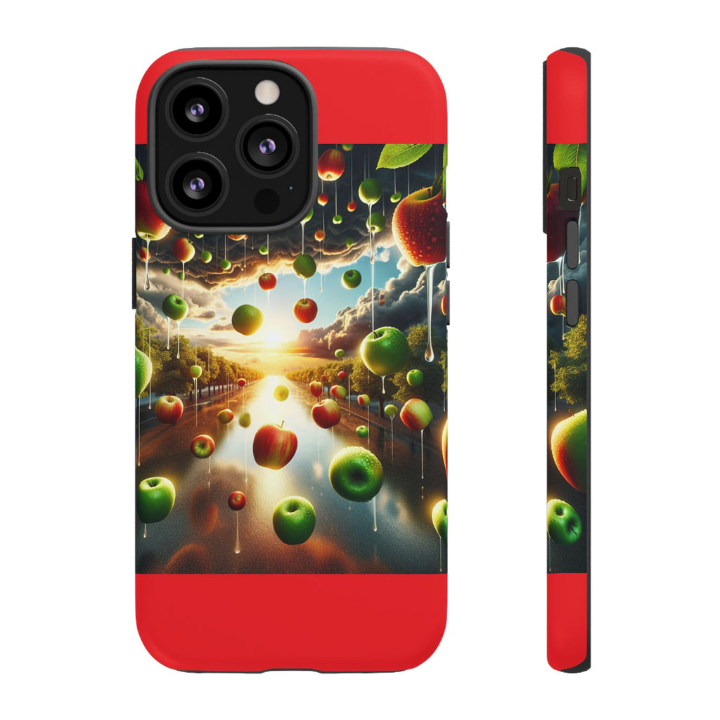 Vibrant Phone Case with Artistic Apple Design, Unique Gift for Art Lovers, Trendy Accessory for Any Occasion, Stylish Smartphone Cover