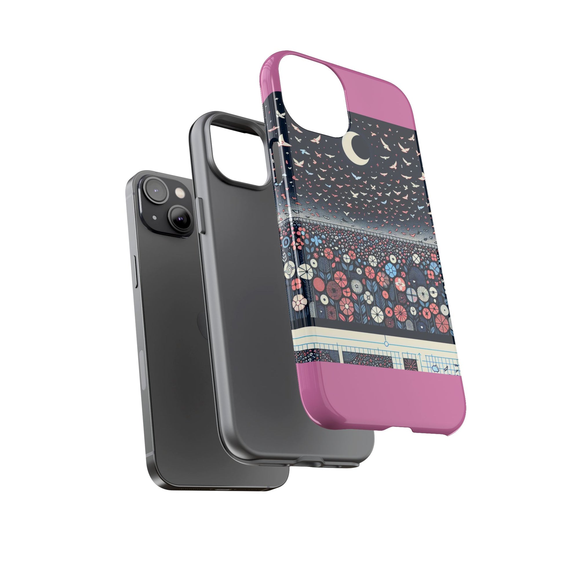 Floral Phone Case, Tough Cases for iPhone, Nature-Inspired Design, Gift for Her, Stylish Protection, Trending Accessory