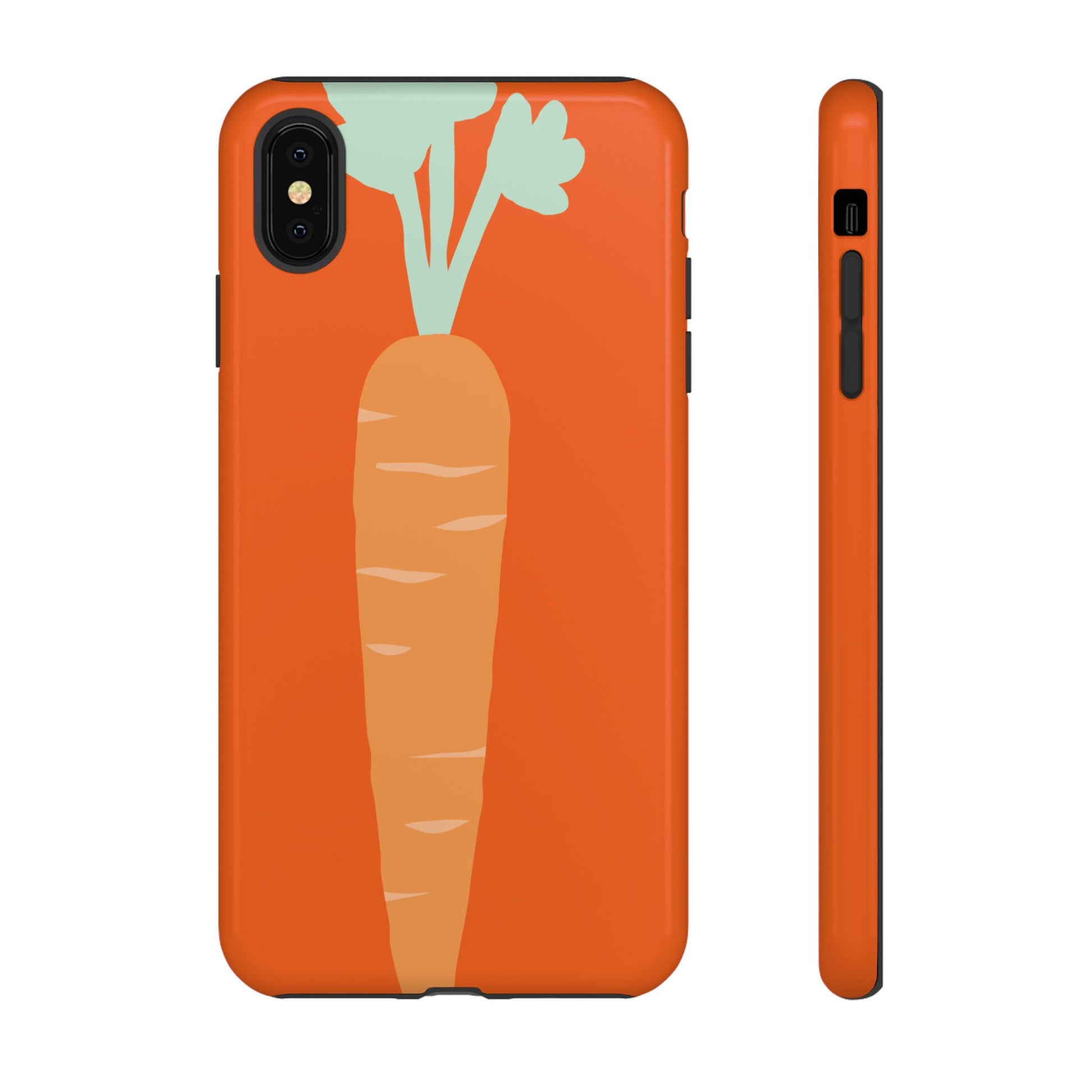 Tough Cases Carrot Phone Case, Cute Smartphone Cover, Fun Gift for Garden Lovers, Fall Decor, Vegan Accessories, Colorful Case