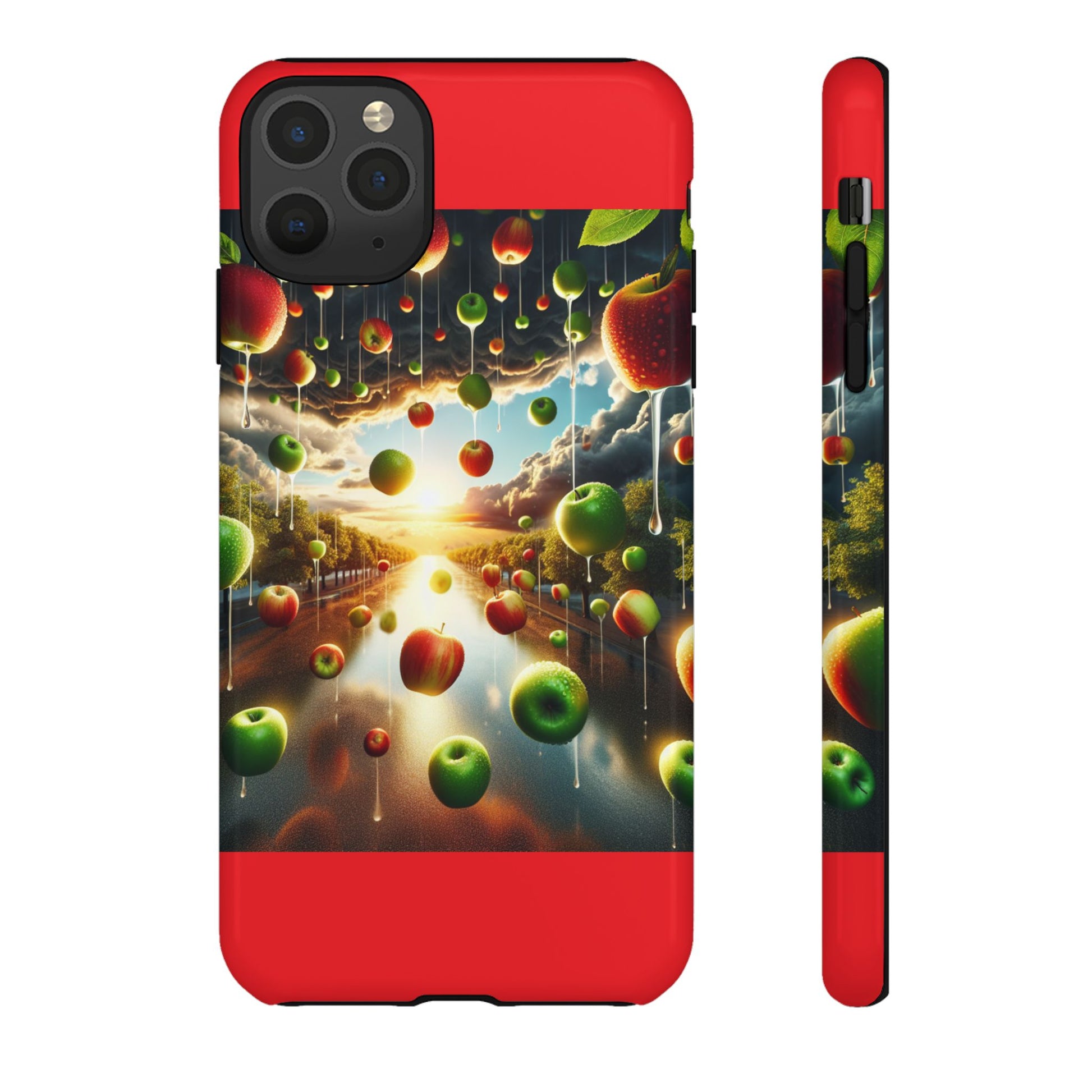 Vibrant Phone Case with Artistic Apple Design, Unique Gift for Art Lovers, Trendy Accessory for Any Occasion, Stylish Smartphone Cover