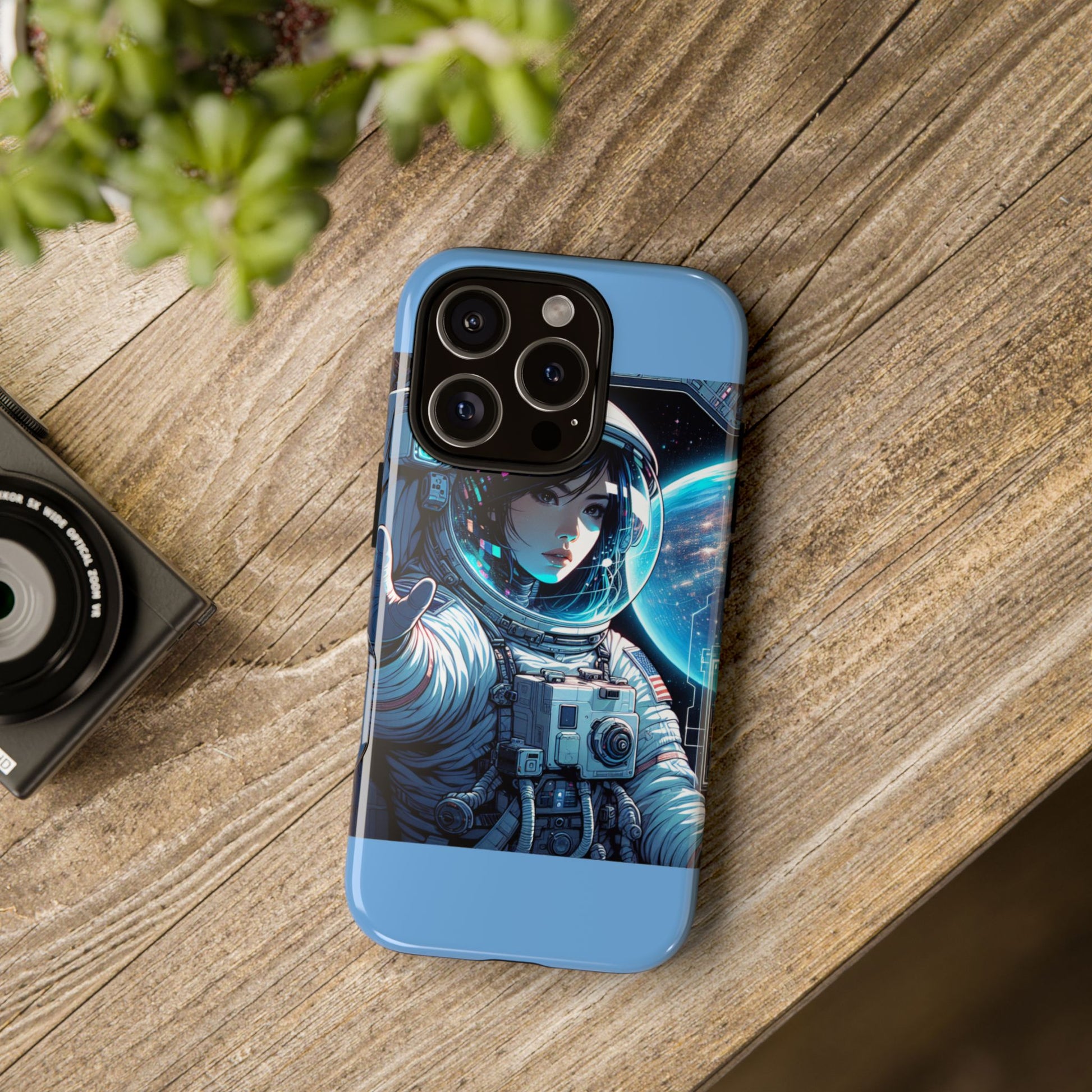 Astronaut Phone Case, Space-Themed Tough Case, Unique Gift for Science Lovers, Trendy Protection for Smartphones, Cool Tech Accessories