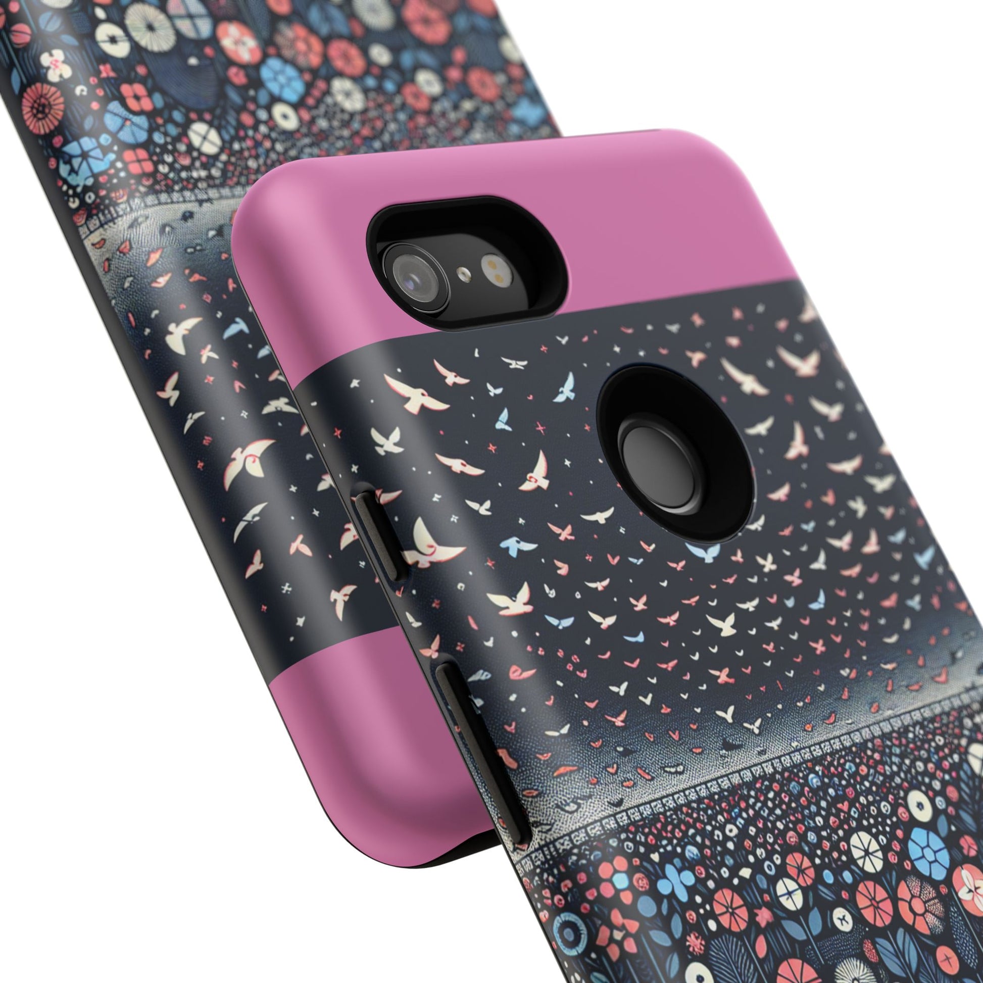 Floral Phone Case, Tough Cases for iPhone, Nature-Inspired Design, Gift for Her, Stylish Protection, Trending Accessory