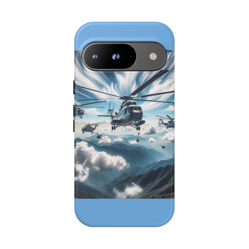 Tough Cases - Helicopter Design Phone Case, Military Style Cover, Unique Gift for Aviation Lovers, Durable Phone Protector, Hobbyist [...]