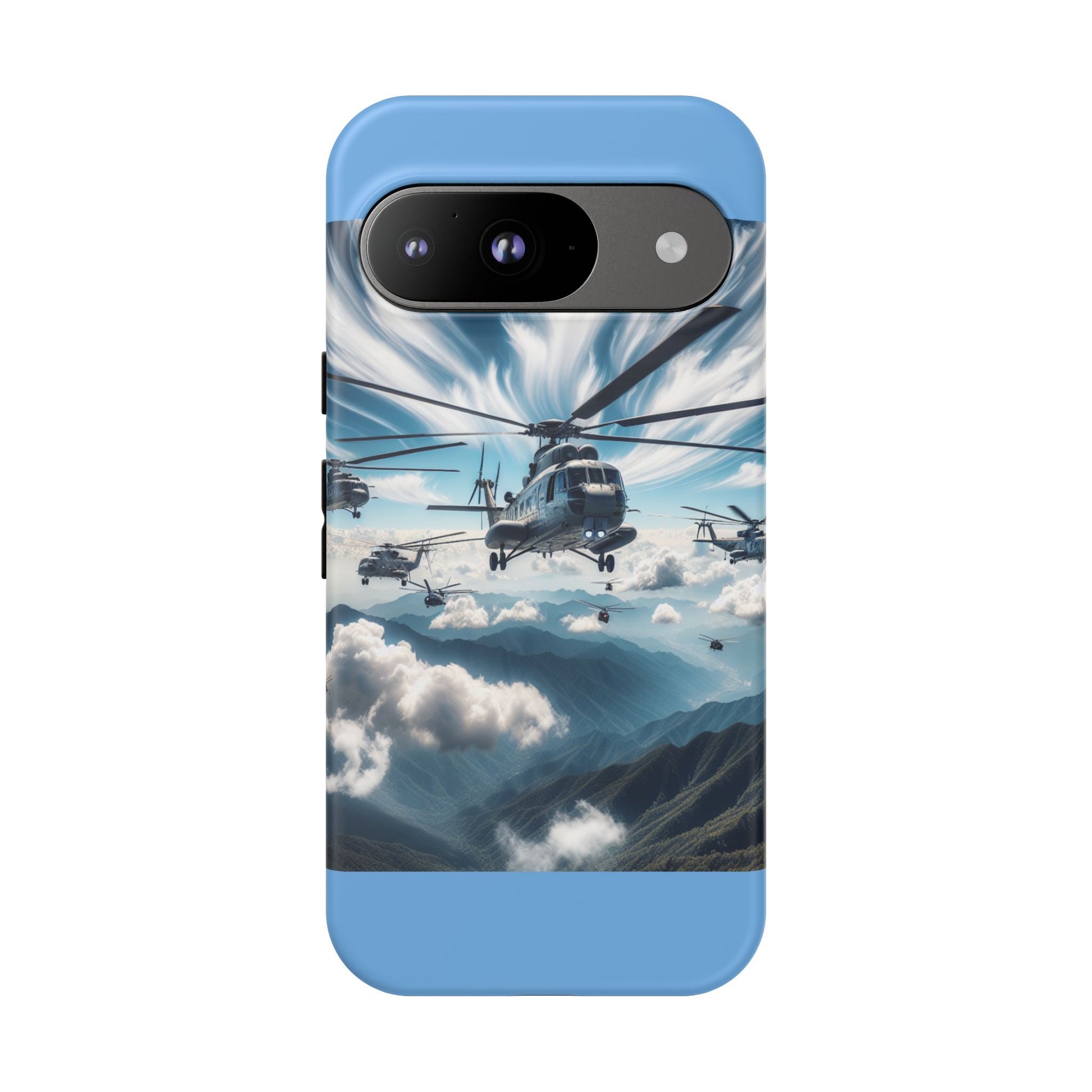 Tough Cases - Helicopter Design Phone Case, Military Style Cover, Unique Gift for Aviation Lovers, Durable Phone Protector, Hobbyist [...]