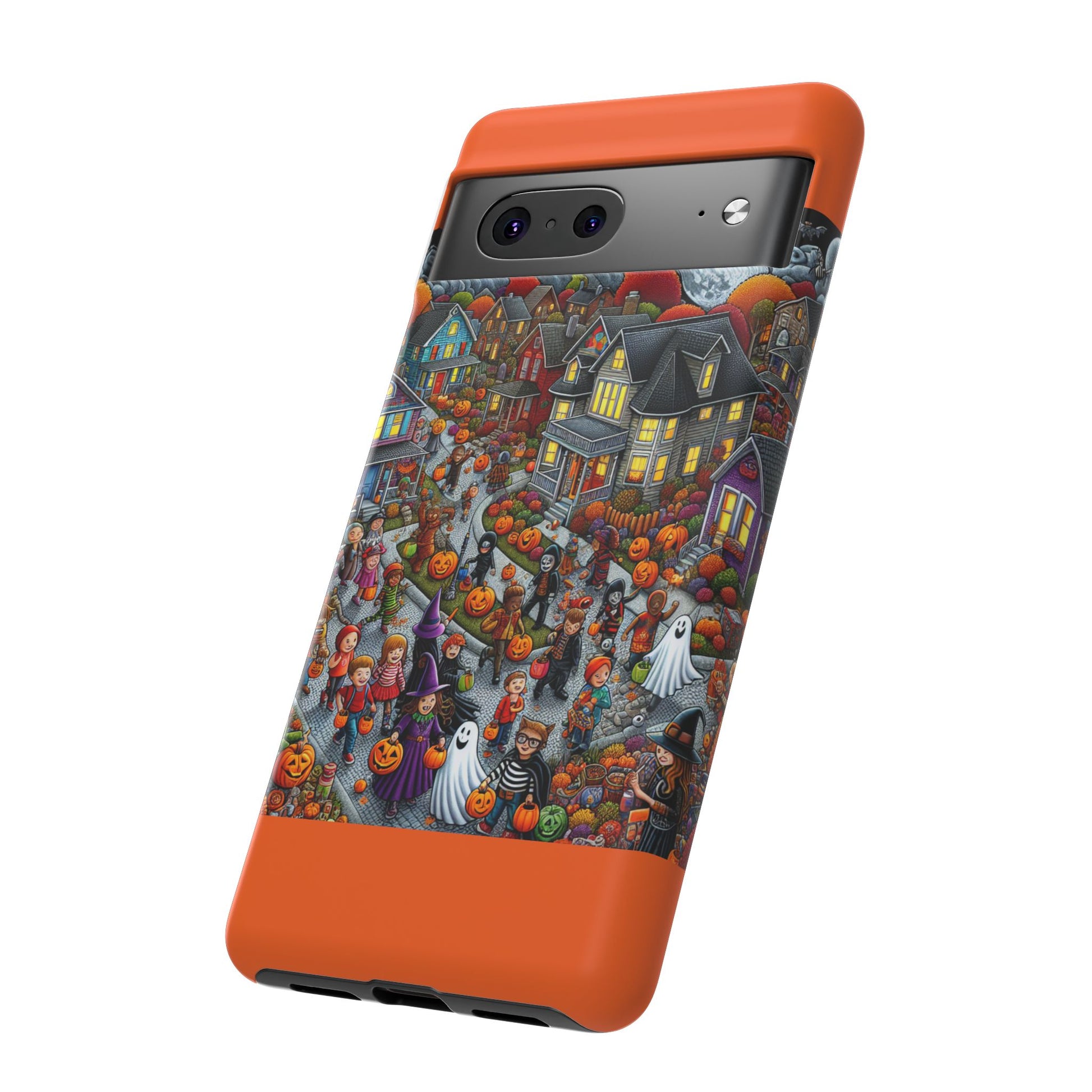 Halloween Phone Case, Tough Cases for Spooky Season, Fall Decor, Trick or Treat, Pumpkin Lovers, Ghost Design