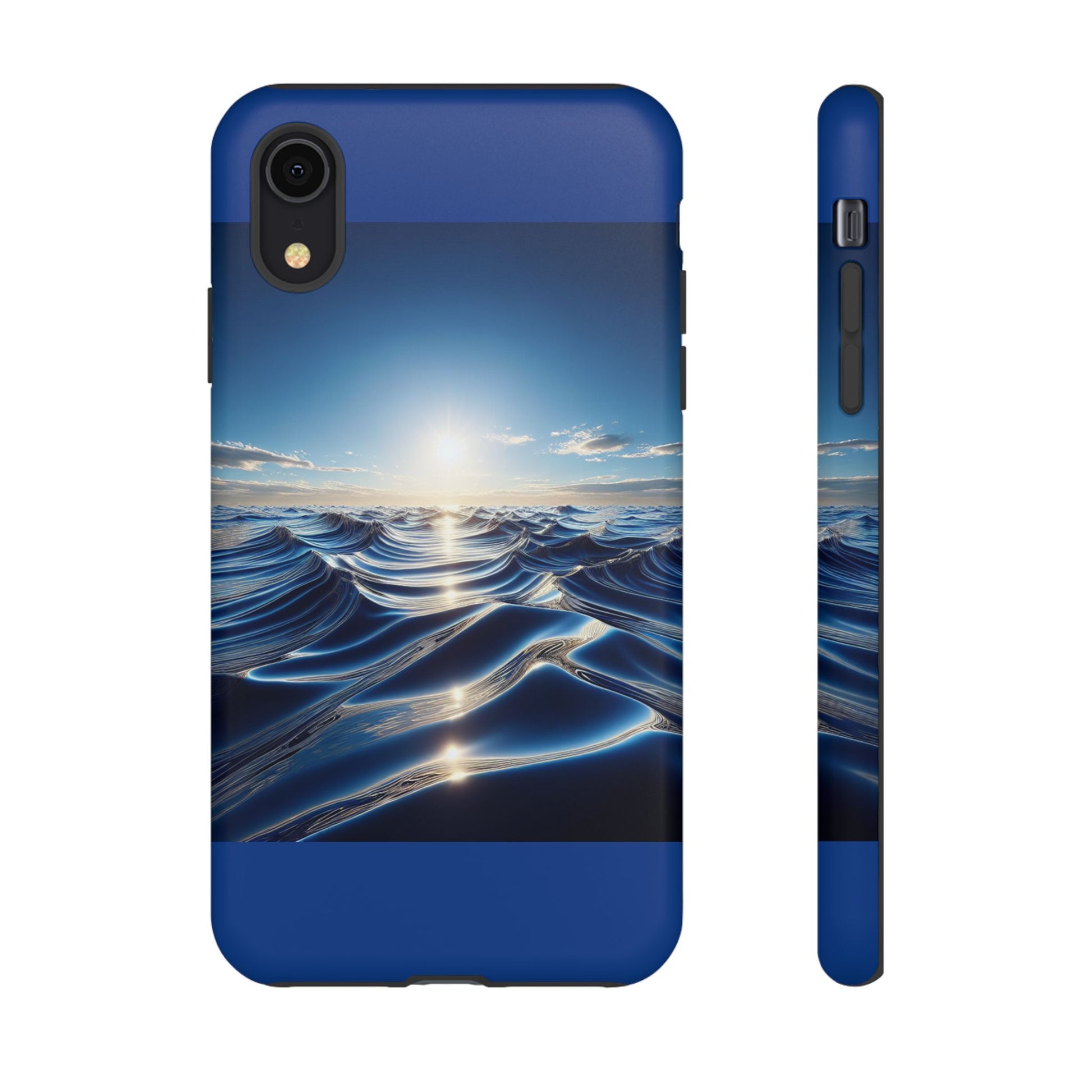Ocean Wave Phone Case, Tough Phone Cover, Stylish Cell Case, Gift for Beach Lovers, Customizable Phone Accessory
