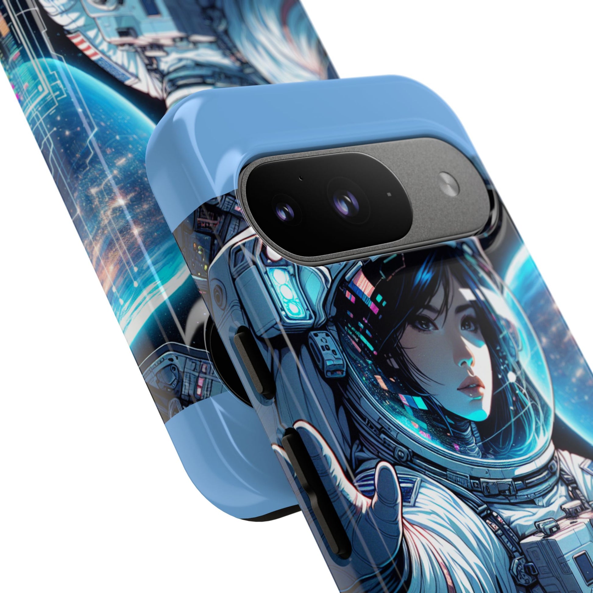 Astronaut Phone Case, Space-Themed Tough Case, Unique Gift for Science Lovers, Trendy Protection for Smartphones, Cool Tech Accessories