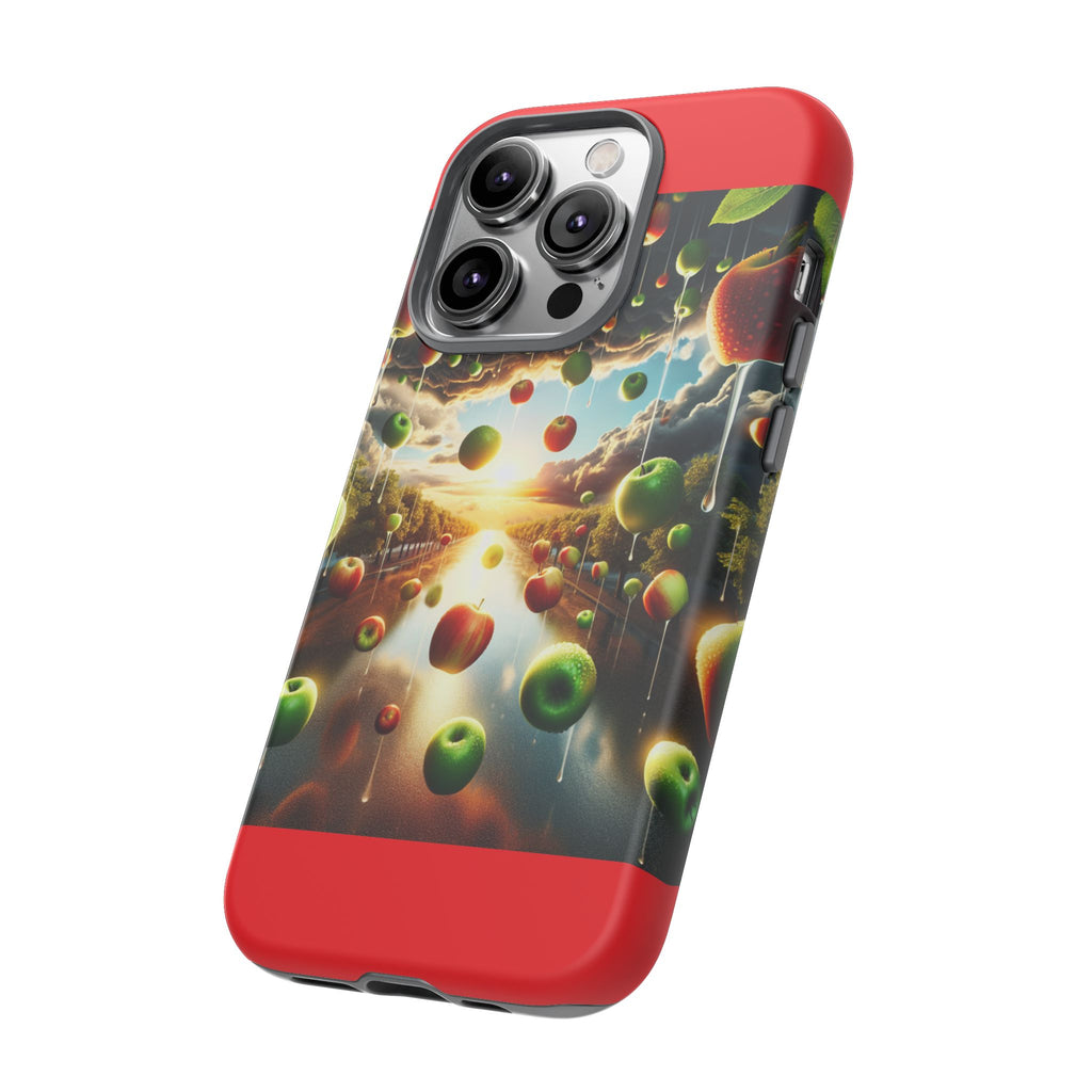 Vibrant Phone Case with Artistic Apple Design, Unique Gift for Art Lovers, Trendy Accessory for Any Occasion, Stylish Smartphone Cover