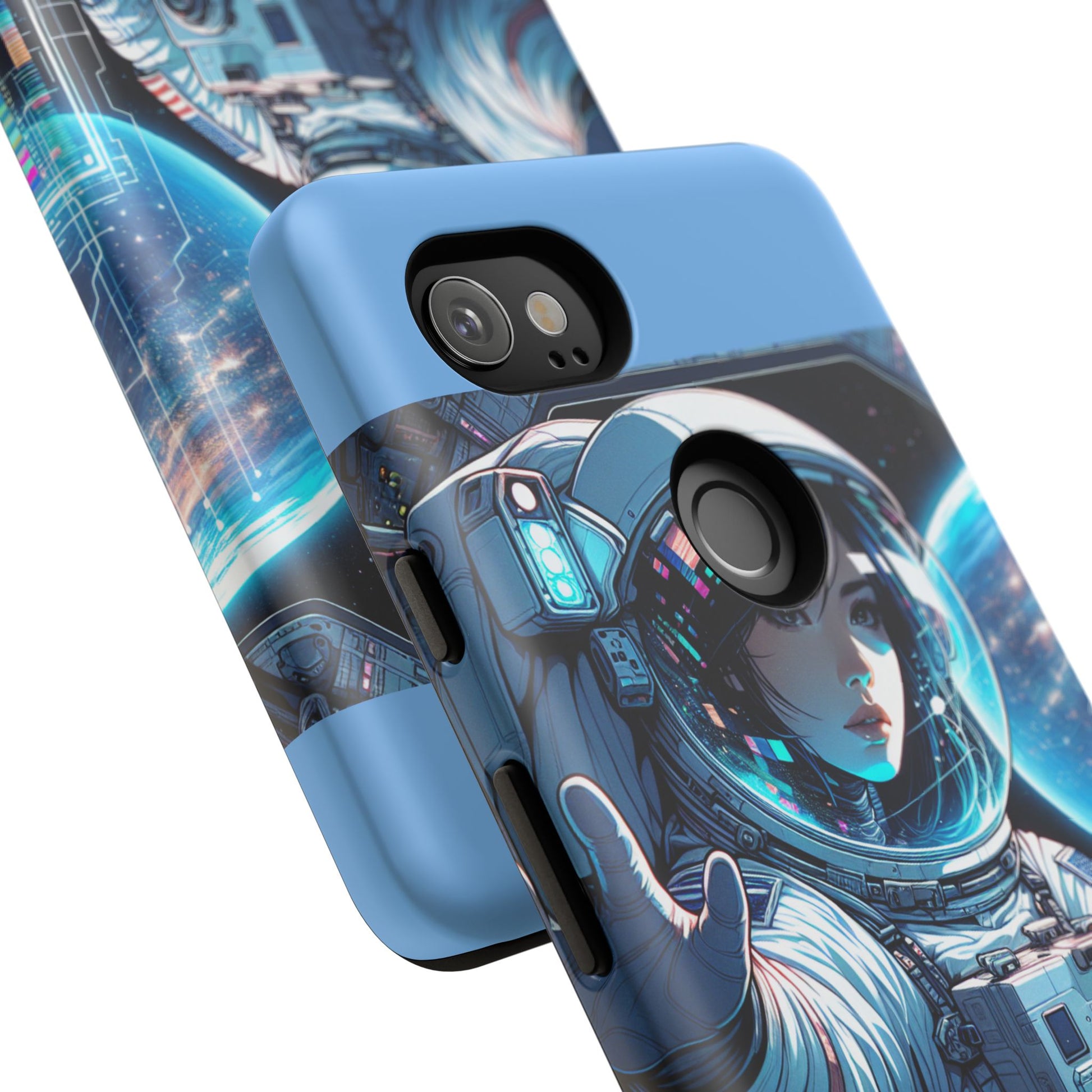 Astronaut Phone Case, Space-Themed Tough Case, Unique Gift for Science Lovers, Trendy Protection for Smartphones, Cool Tech Accessories