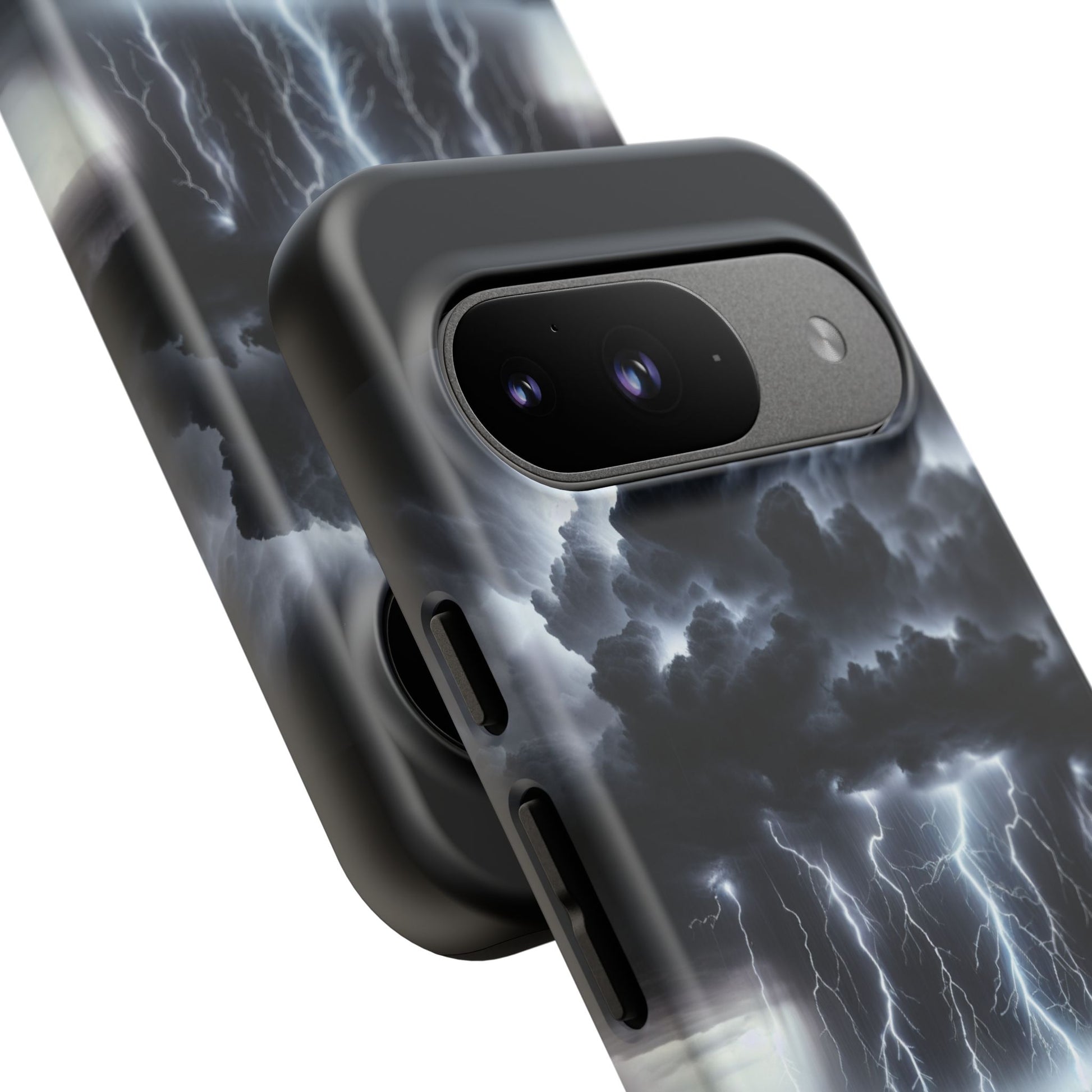 Tough Cases for the Bold: Stormy Thunder Phone Case, Lightning Protection, Durable Cover for Adventurers, Unique Gift for Nature [...]