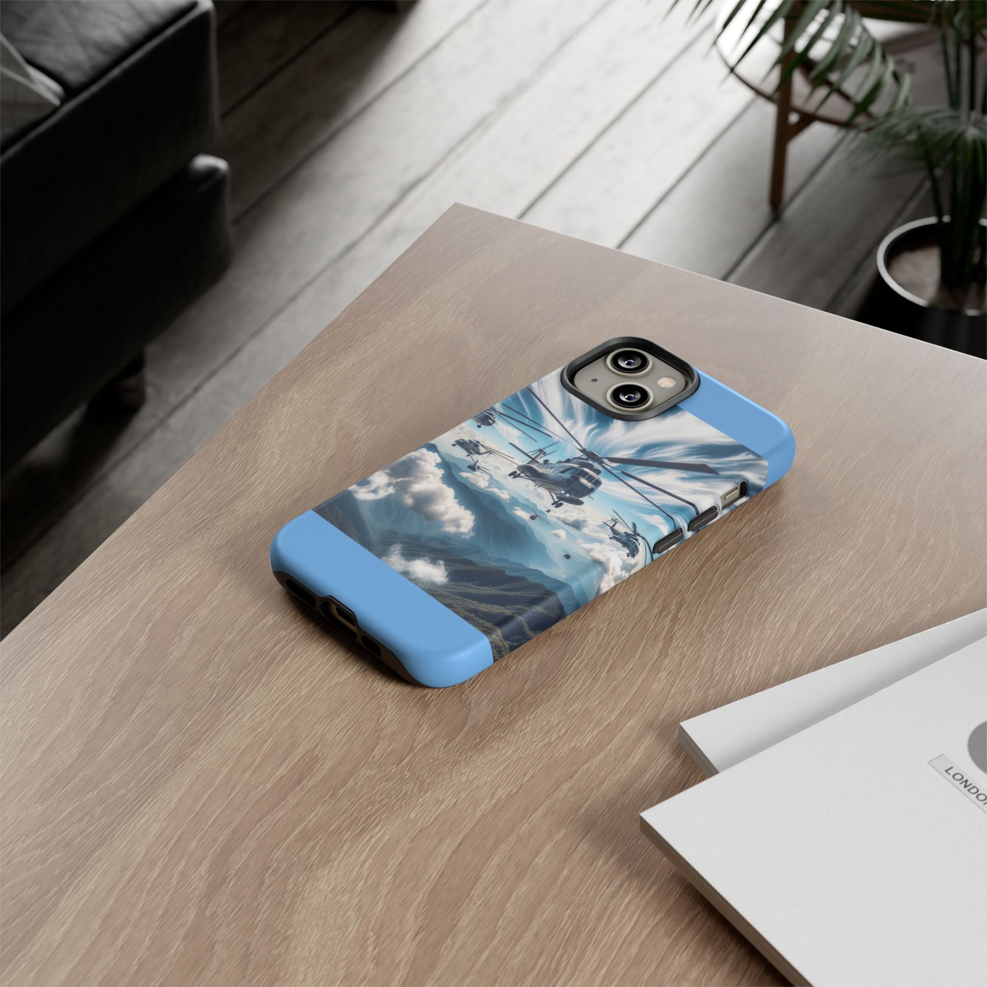 Tough Cases - Helicopter Design Phone Case, Military Style Cover, Unique Gift for Aviation Lovers, Durable Phone Protector, Hobbyist [...]