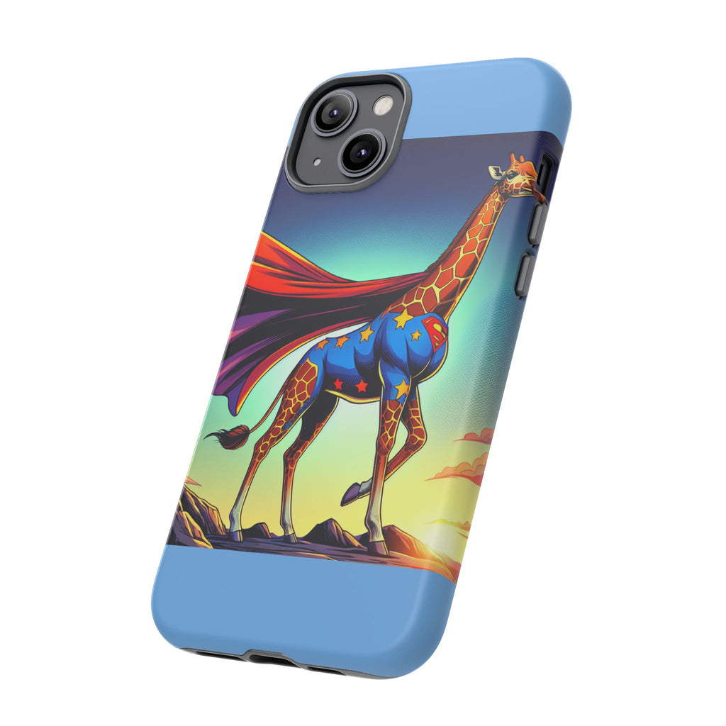 Superhero Giraffe Phone Case | Tough Cases, Unique Gifts, Animal Lover Accessories, Fun Tech Protectors, Cute Phone Covers, Birthday Gift