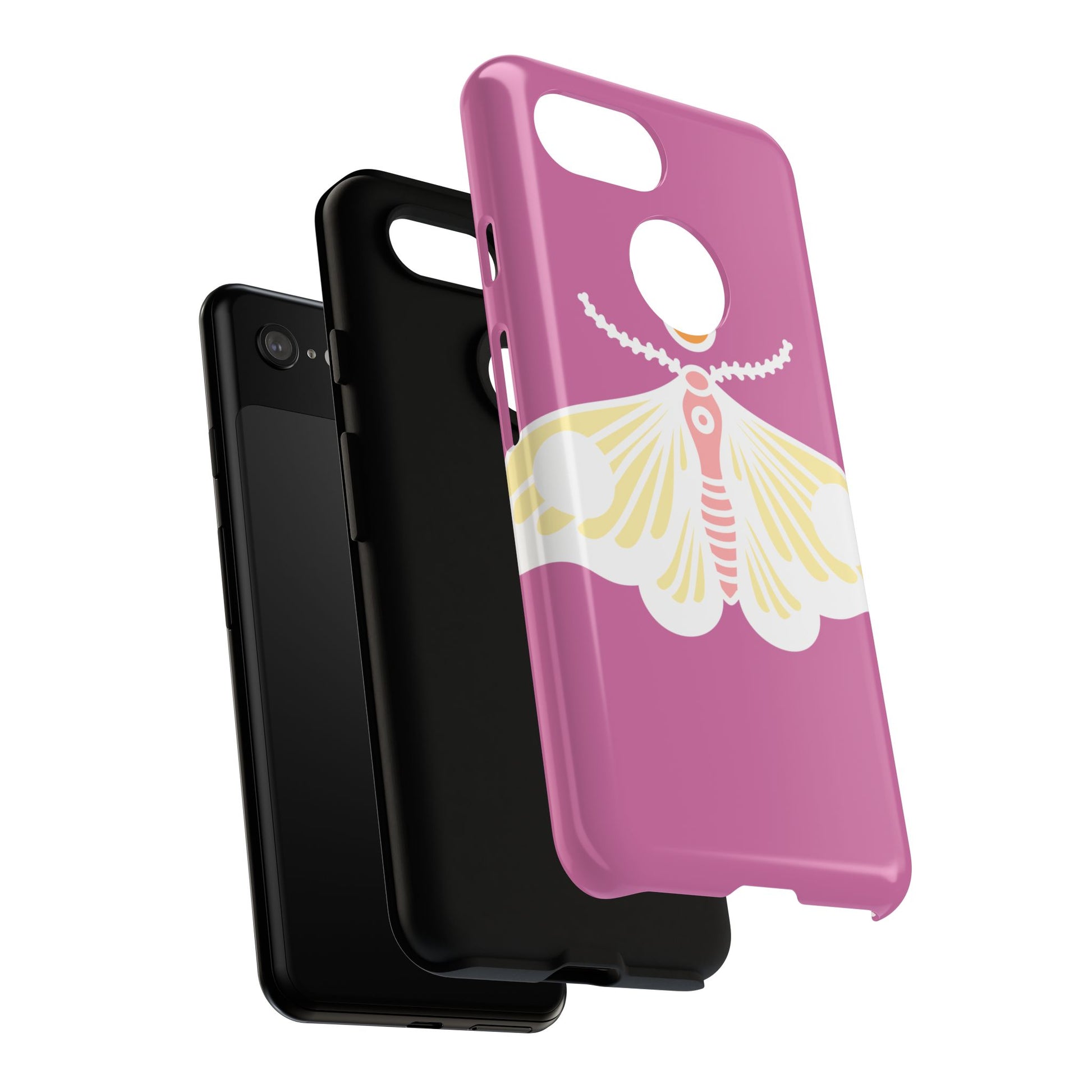 Colorful Moth Phone Case | Tough Cases for iPhone, Unique Gift, Nature Lovers, Boho Style, Trendy Accessories