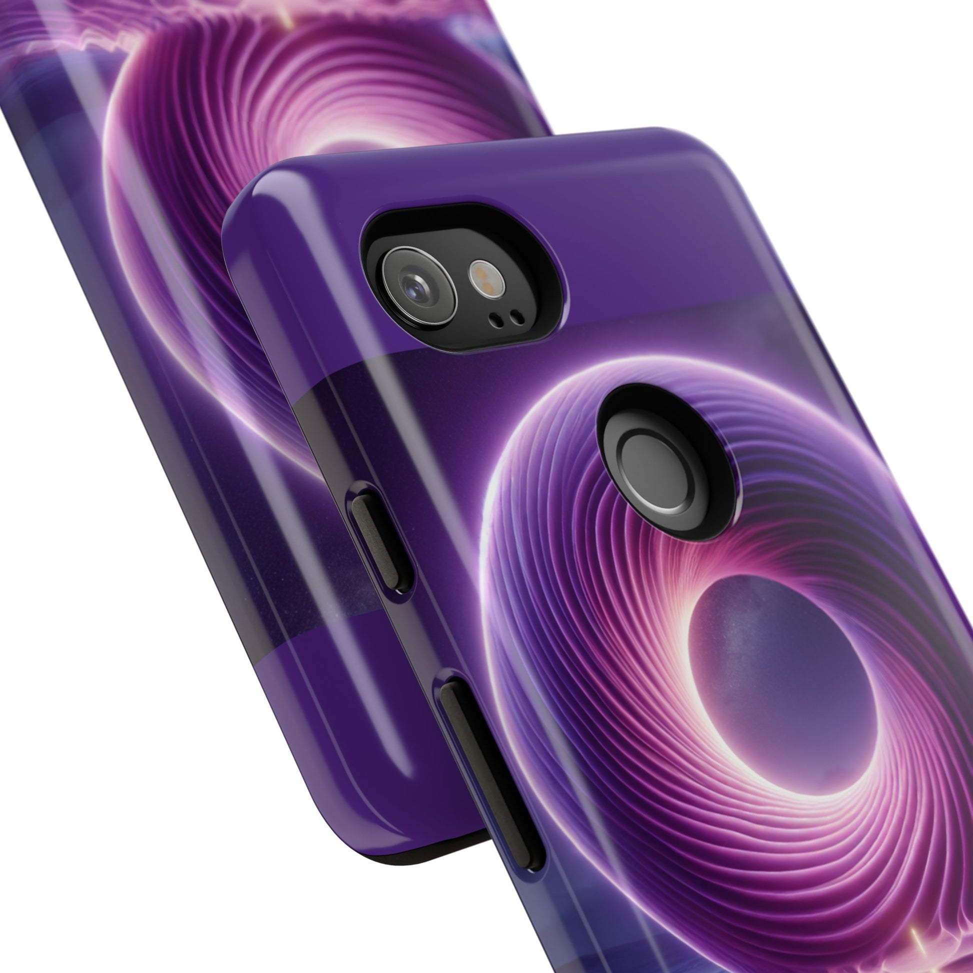 Colorful Phone Case with Swirling Design, Tough Phone Cover, Cosmic Phone Protector, Unique Gift for Tech Lovers, Stylish Smartphone Shell