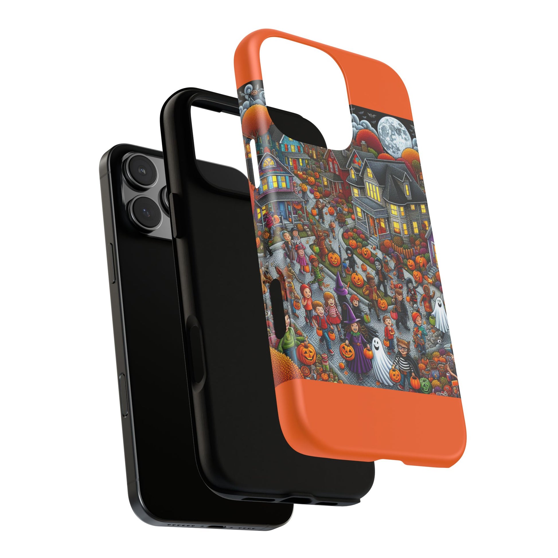 Halloween Phone Case, Tough Cases for Spooky Season, Fall Decor, Trick or Treat, Pumpkin Lovers, Ghost Design