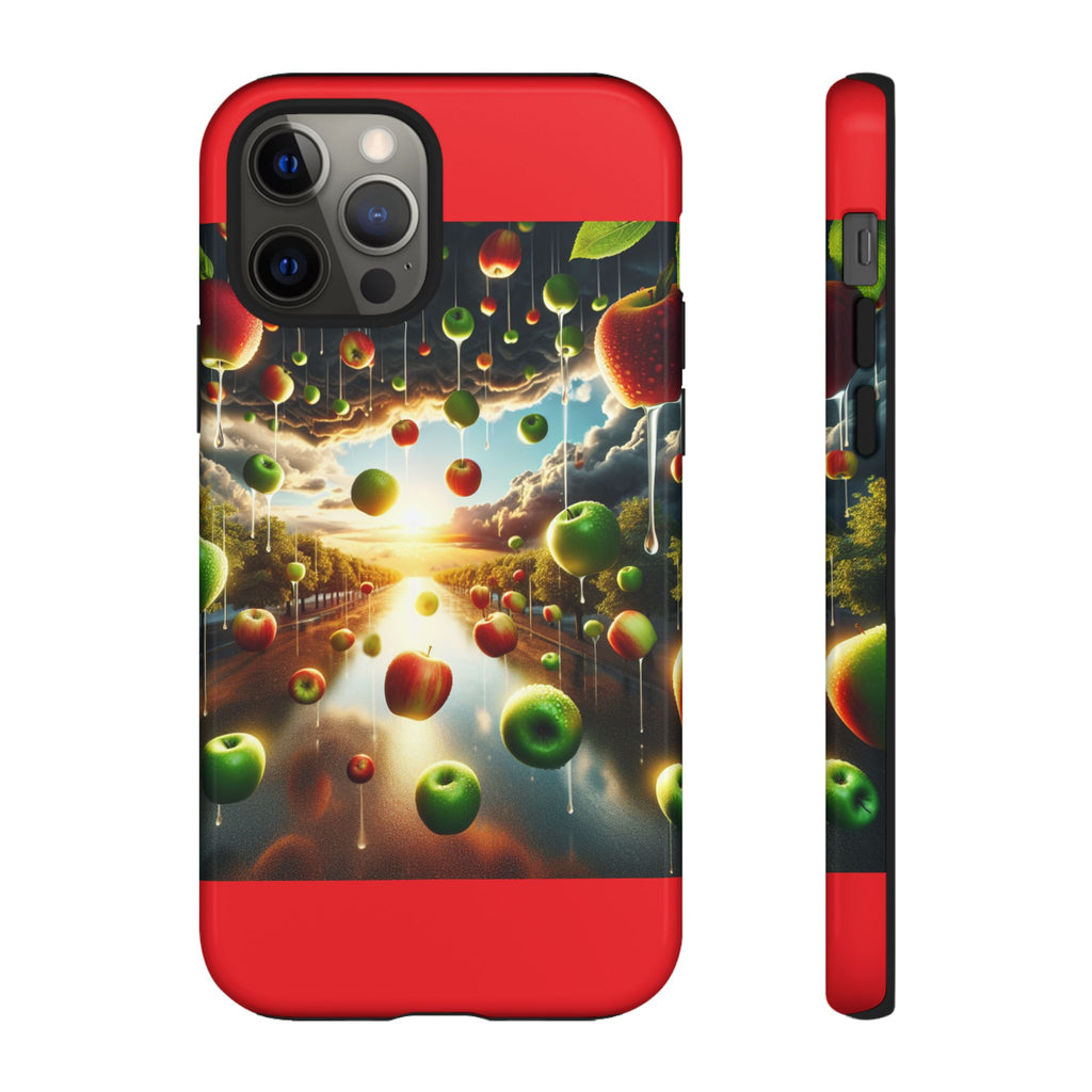 Vibrant Phone Case with Artistic Apple Design, Unique Gift for Art Lovers, Trendy Accessory for Any Occasion, Stylish Smartphone Cover