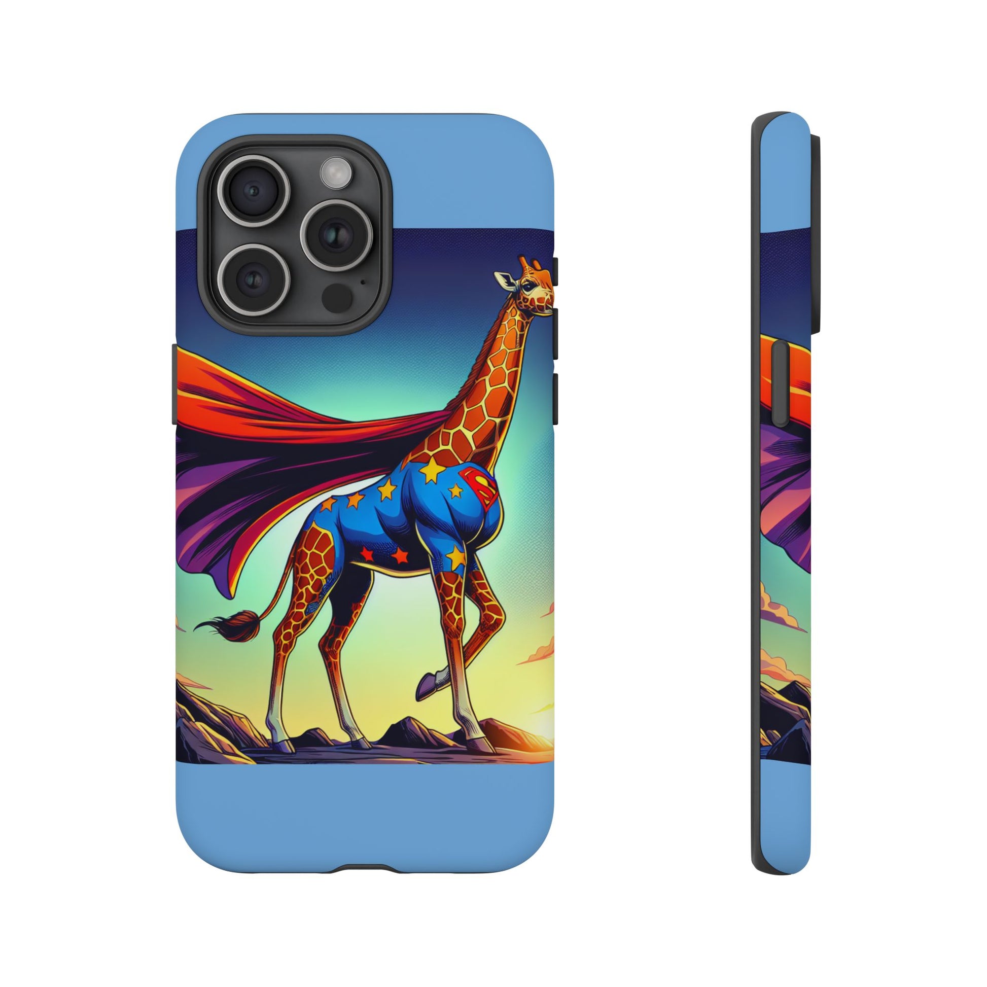 Superhero Giraffe Phone Case | Tough Cases, Unique Gifts, Animal Lover Accessories, Fun Tech Protectors, Cute Phone Covers, Birthday Gift