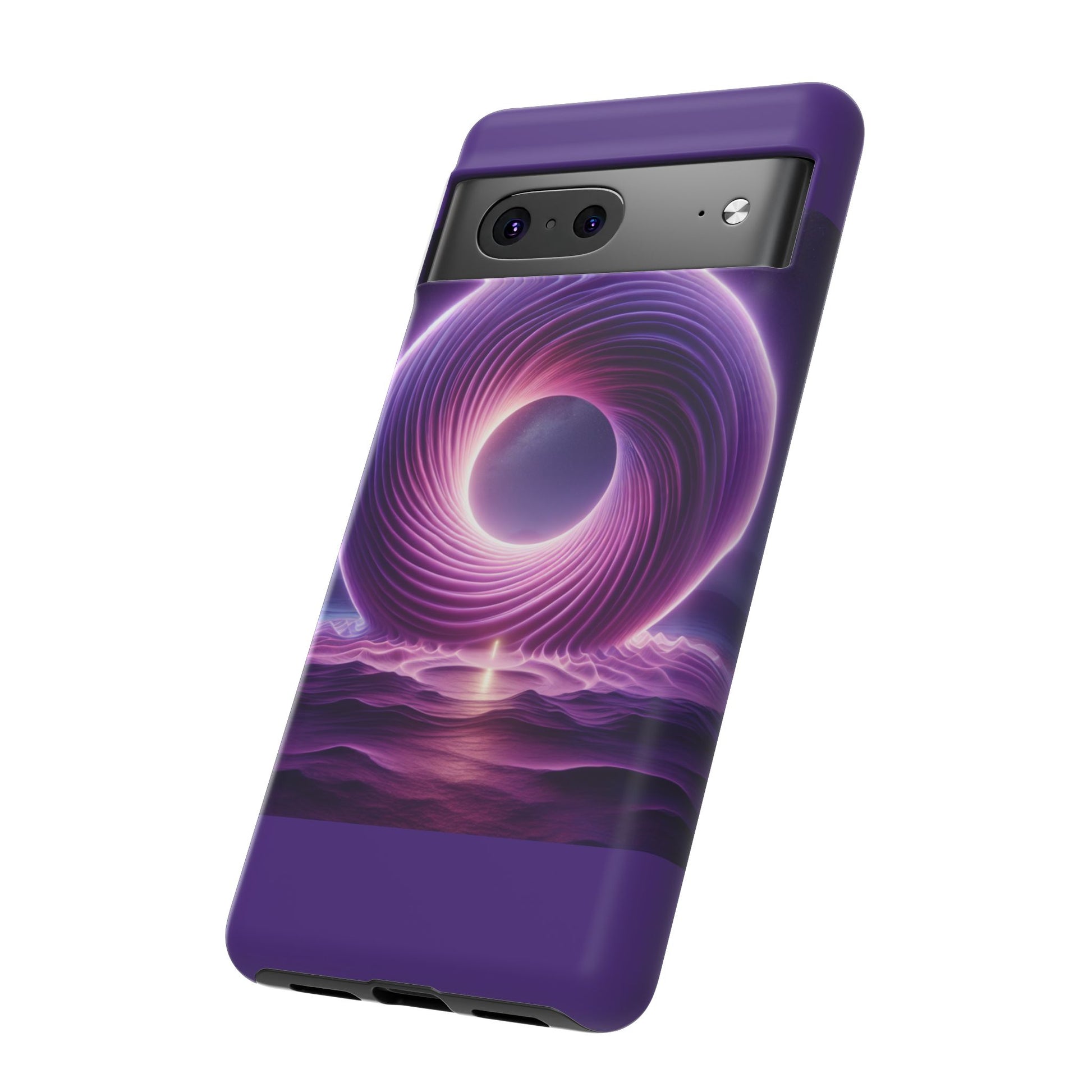 Colorful Phone Case with Swirling Design, Tough Phone Cover, Cosmic Phone Protector, Unique Gift for Tech Lovers, Stylish Smartphone Shell