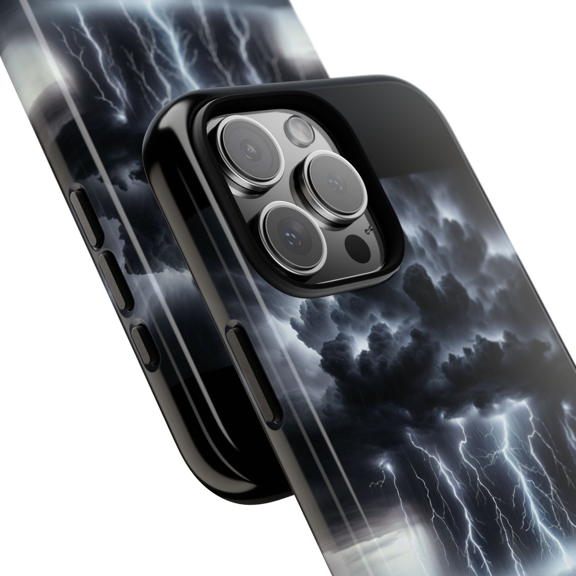 Tough Cases for the Bold: Stormy Thunder Phone Case, Lightning Protection, Durable Cover for Adventurers, Unique Gift for Nature [...]