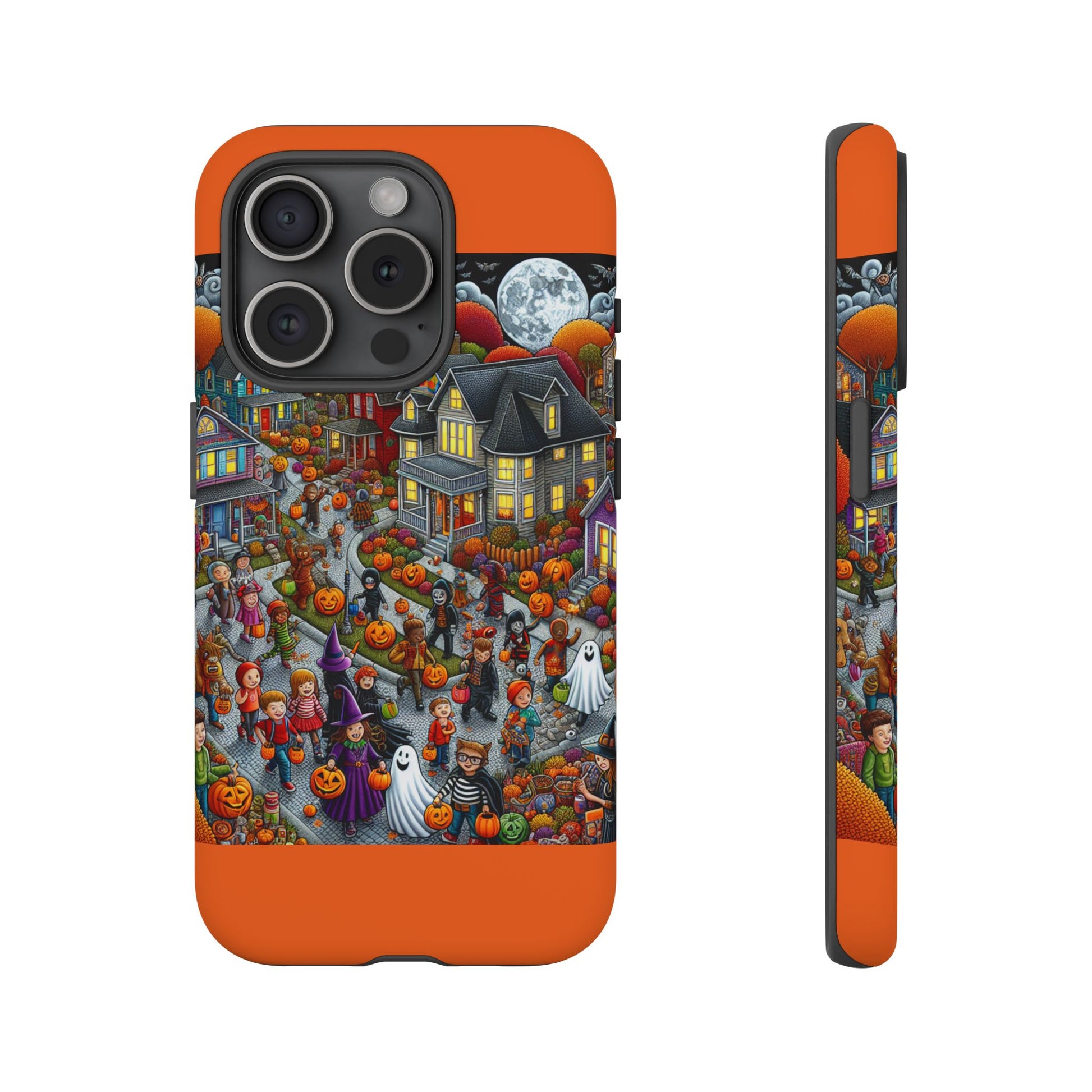 Halloween Phone Case, Tough Cases for Spooky Season, Fall Decor, Trick or Treat, Pumpkin Lovers, Ghost Design