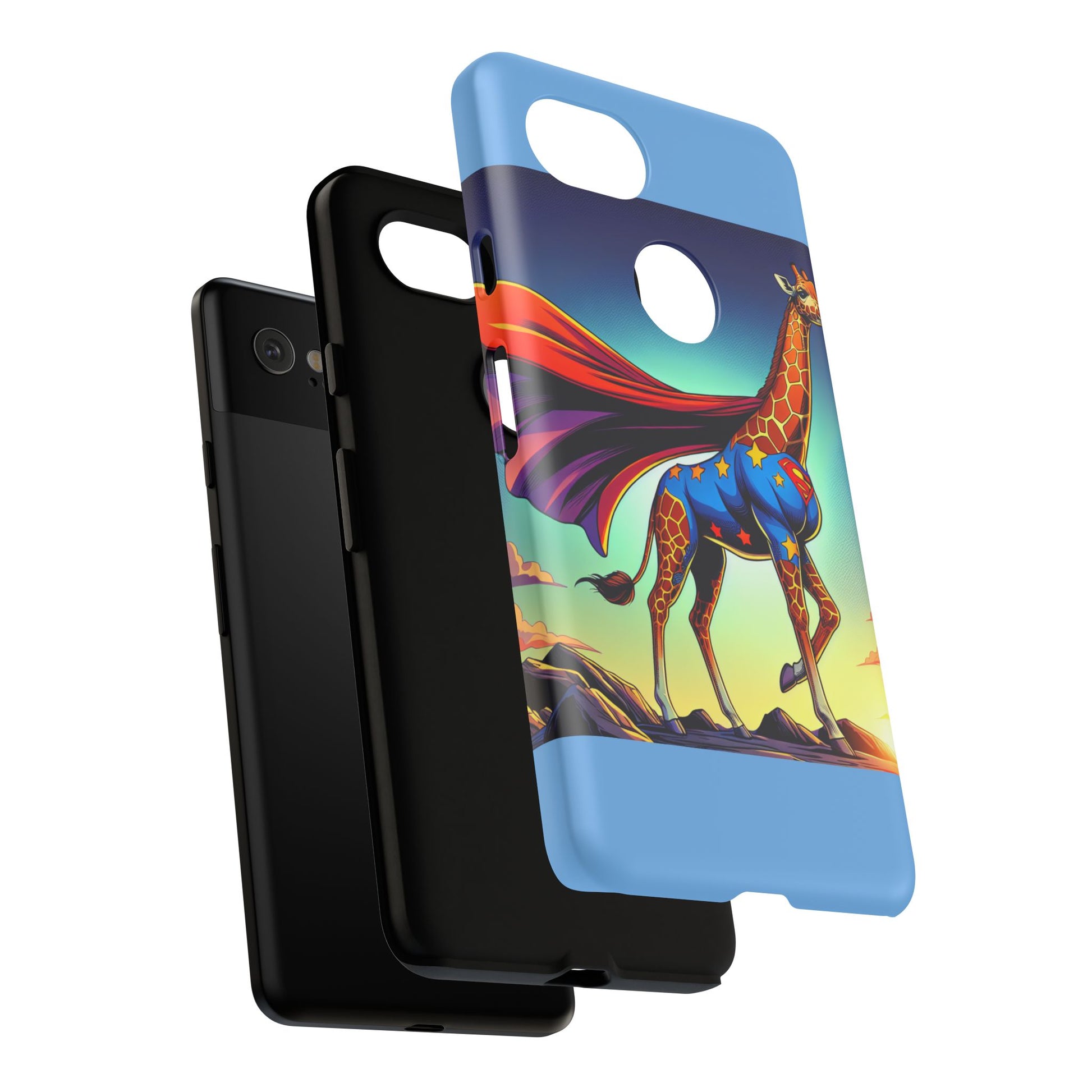 Superhero Giraffe Phone Case | Tough Cases, Unique Gifts, Animal Lover Accessories, Fun Tech Protectors, Cute Phone Covers, Birthday Gift