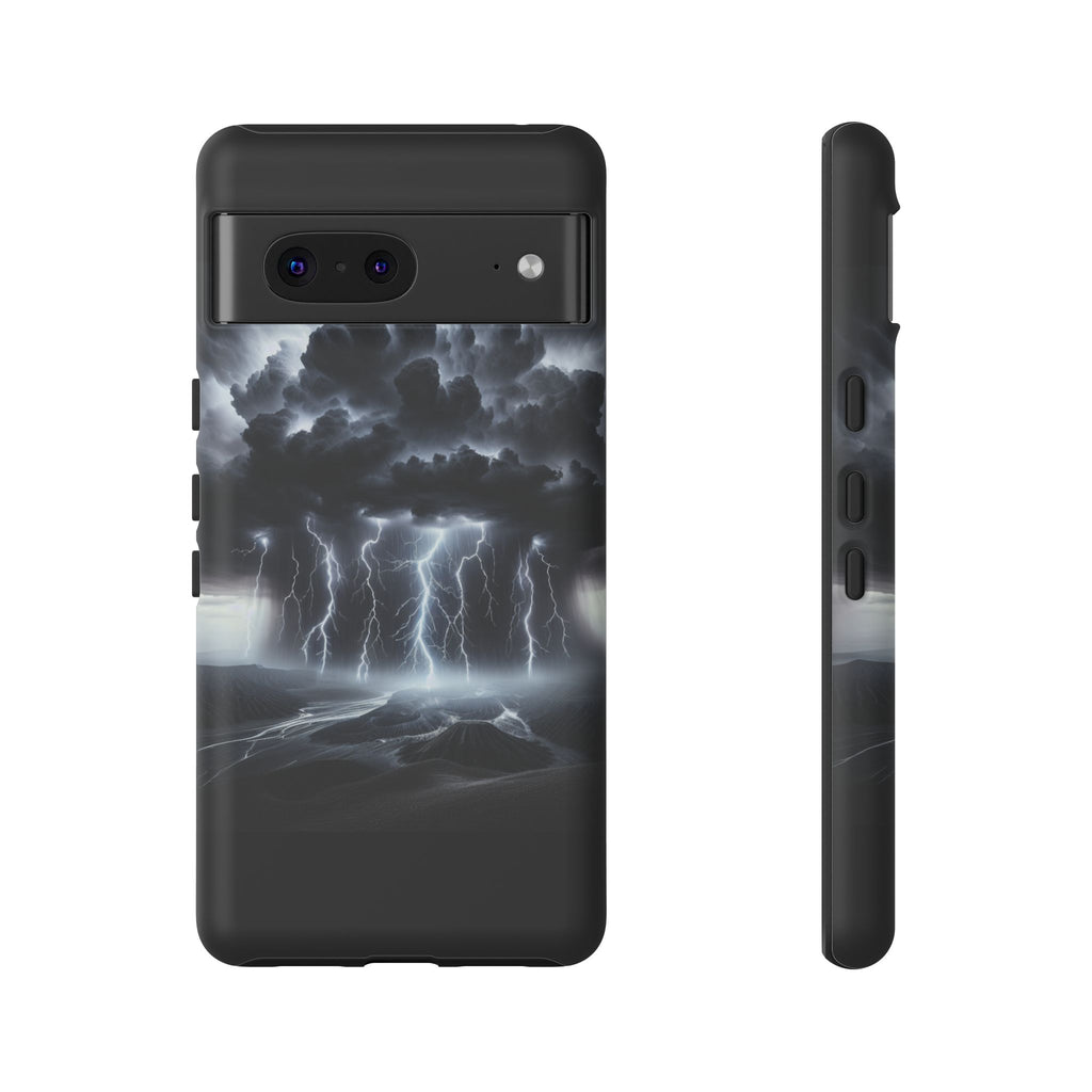 Tough Cases for the Bold: Stormy Thunder Phone Case, Lightning Protection, Durable Cover for Adventurers, Unique Gift for Nature [...]