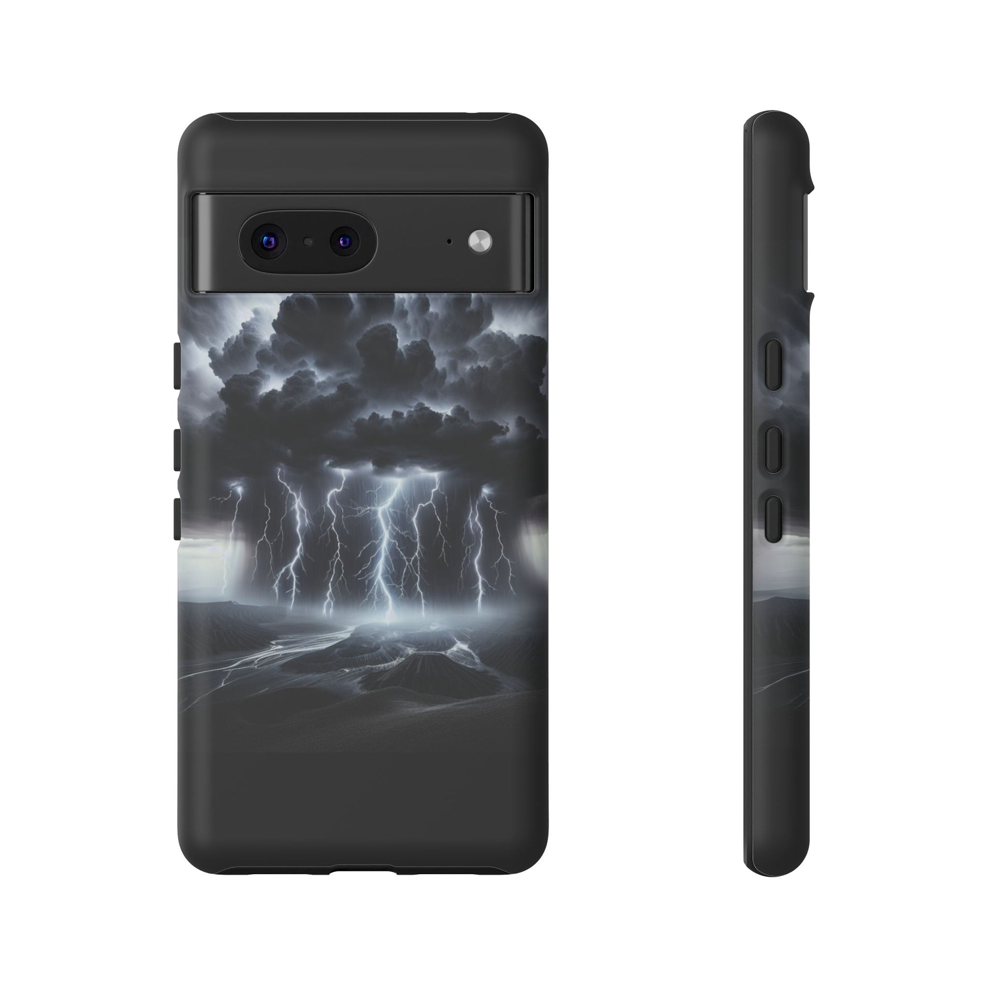 Tough Cases for the Bold: Stormy Thunder Phone Case, Lightning Protection, Durable Cover for Adventurers, Unique Gift for Nature [...]