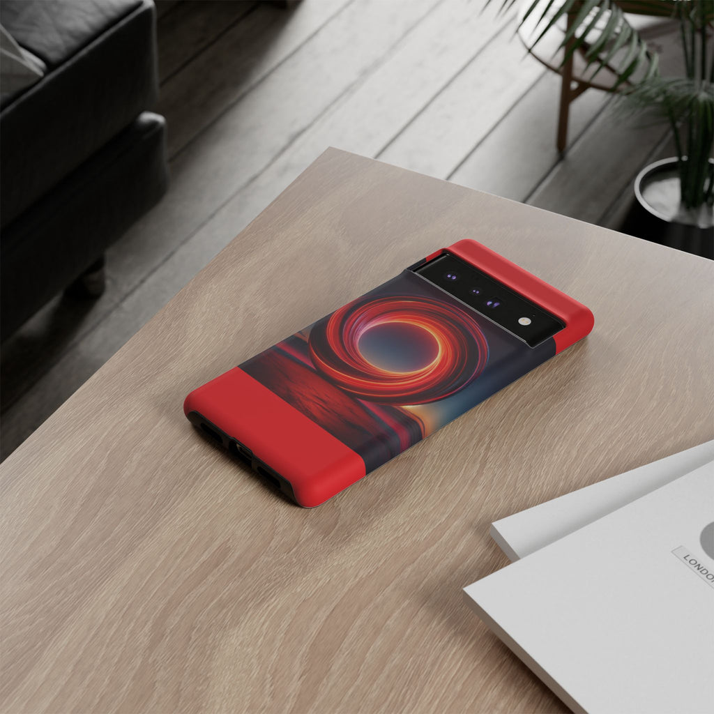 Vibrant Phone Case with Abstract Design, Tough Cases for Tech Lovers, Sleek Protection, Gift for Friends, Customizable Mobile Accessory