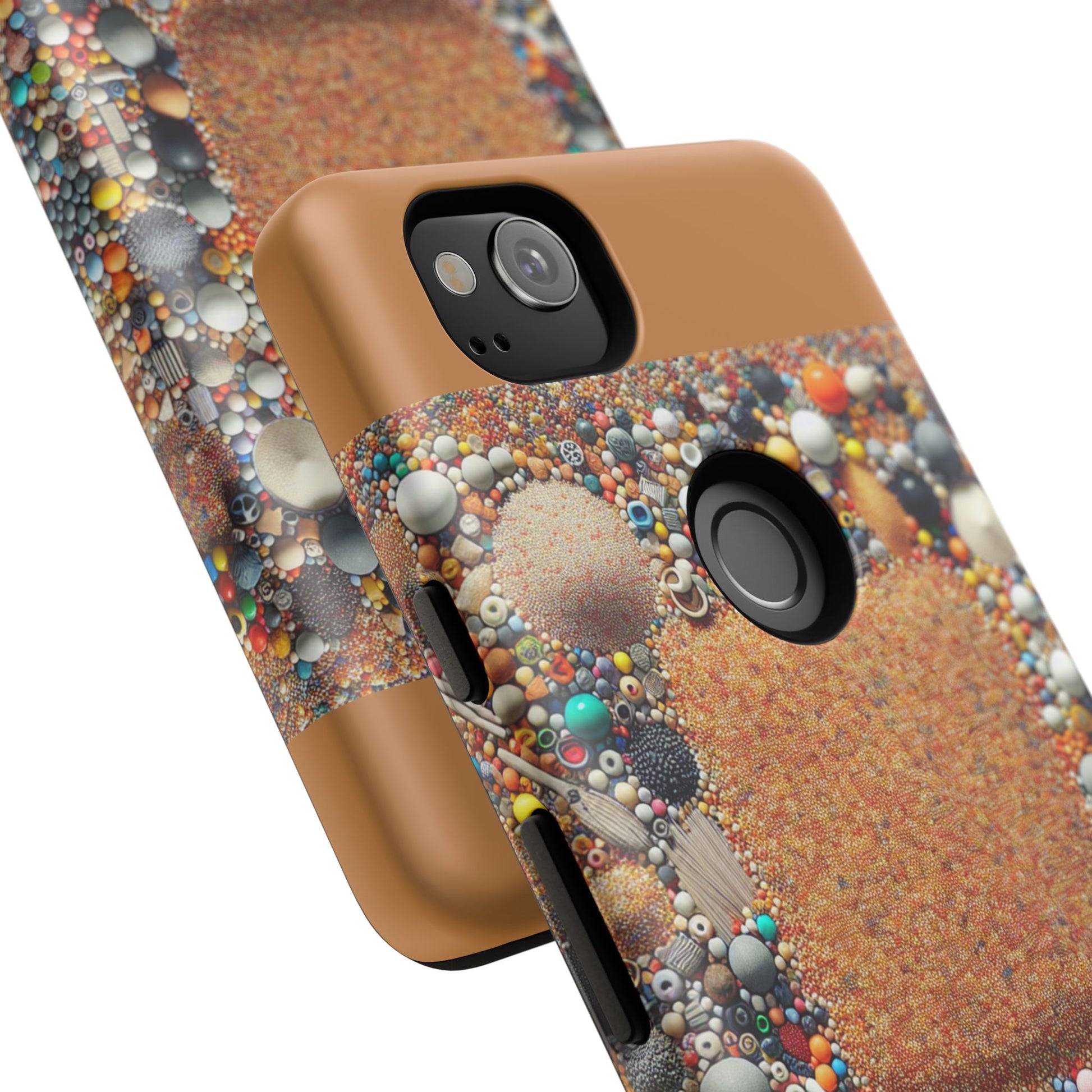 Colorful Phone Case with Unique Texture, Tough Case, Phone Accessory, Trendy Design, Gift for Tech Lovers, Durable Protection