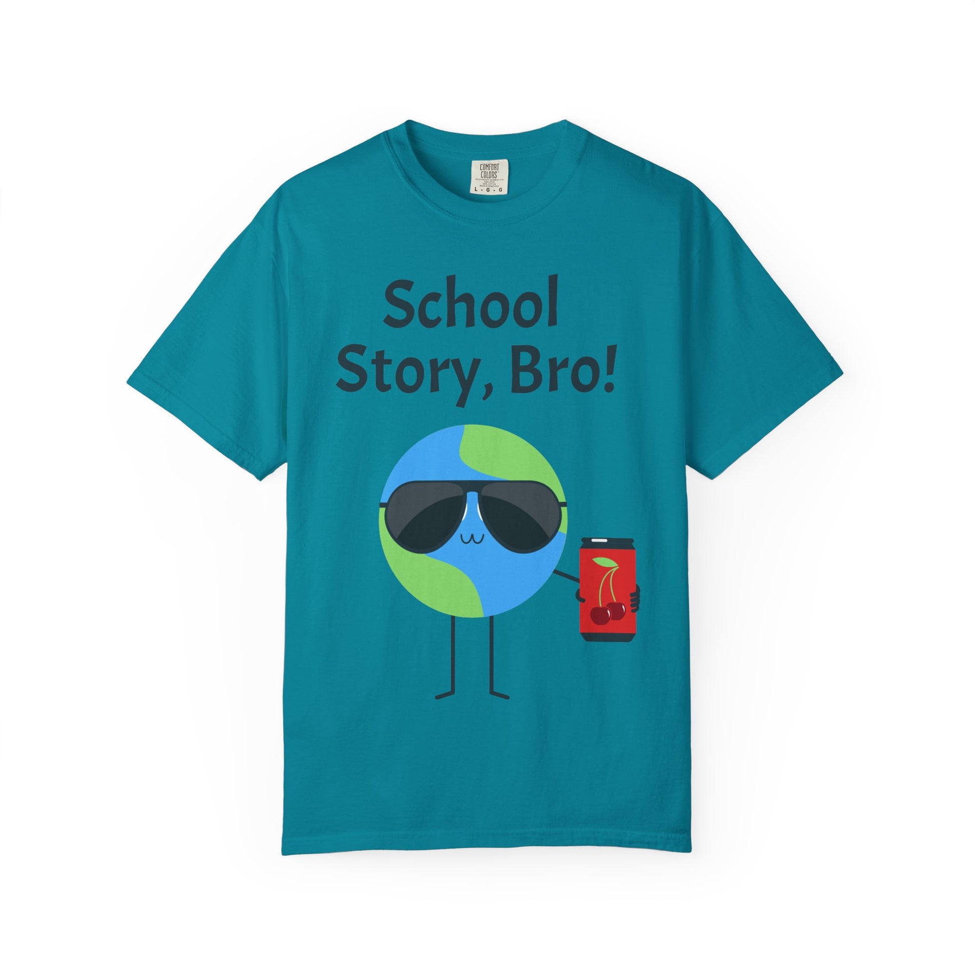Funny Earth T-Shirt, School Story Bro Tee, Unisex Graphic Tee, Cool Earth Design, Gift for Students, Eco-Friendly Shirt, Casual Wear