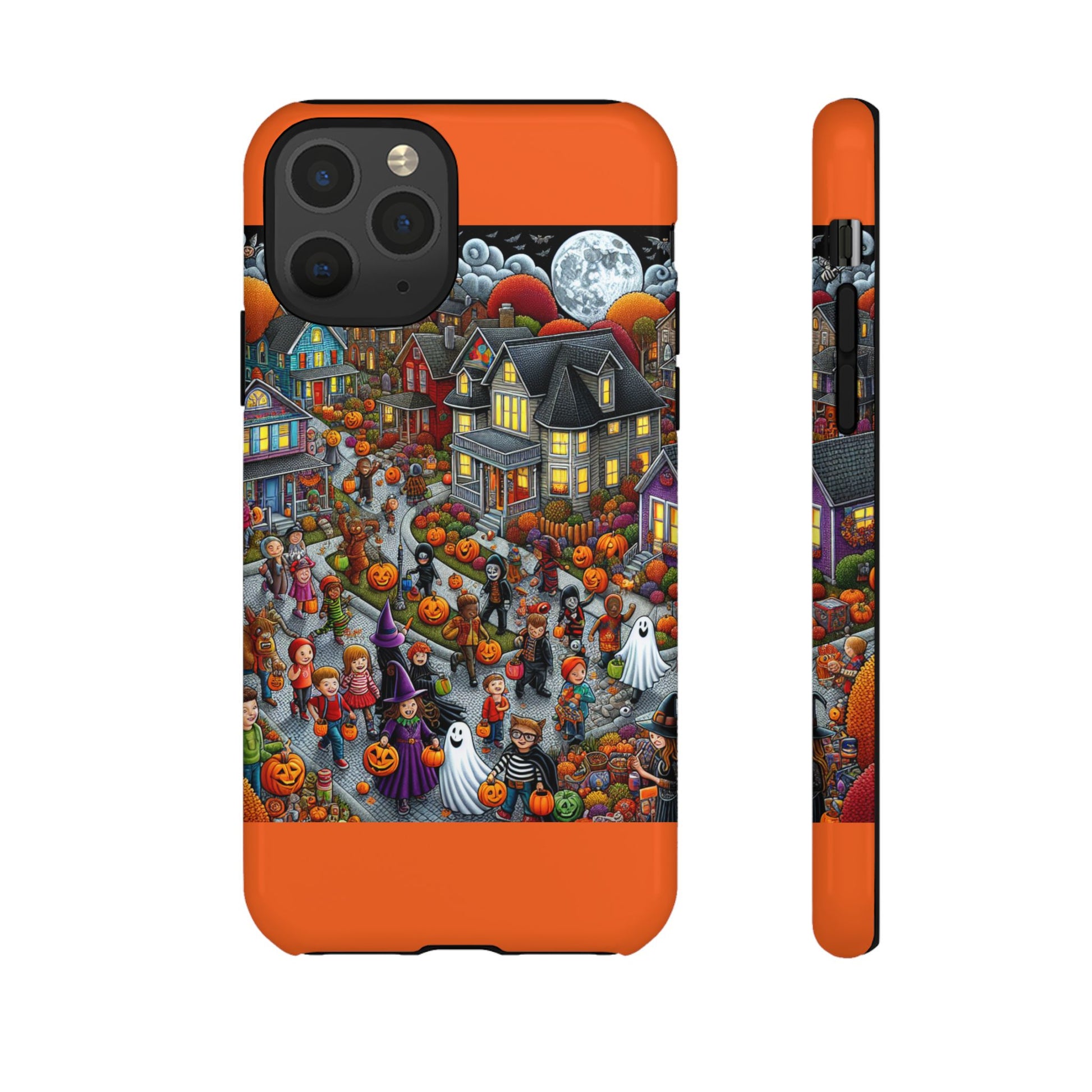 Halloween Phone Case, Tough Cases for Spooky Season, Fall Decor, Trick or Treat, Pumpkin Lovers, Ghost Design