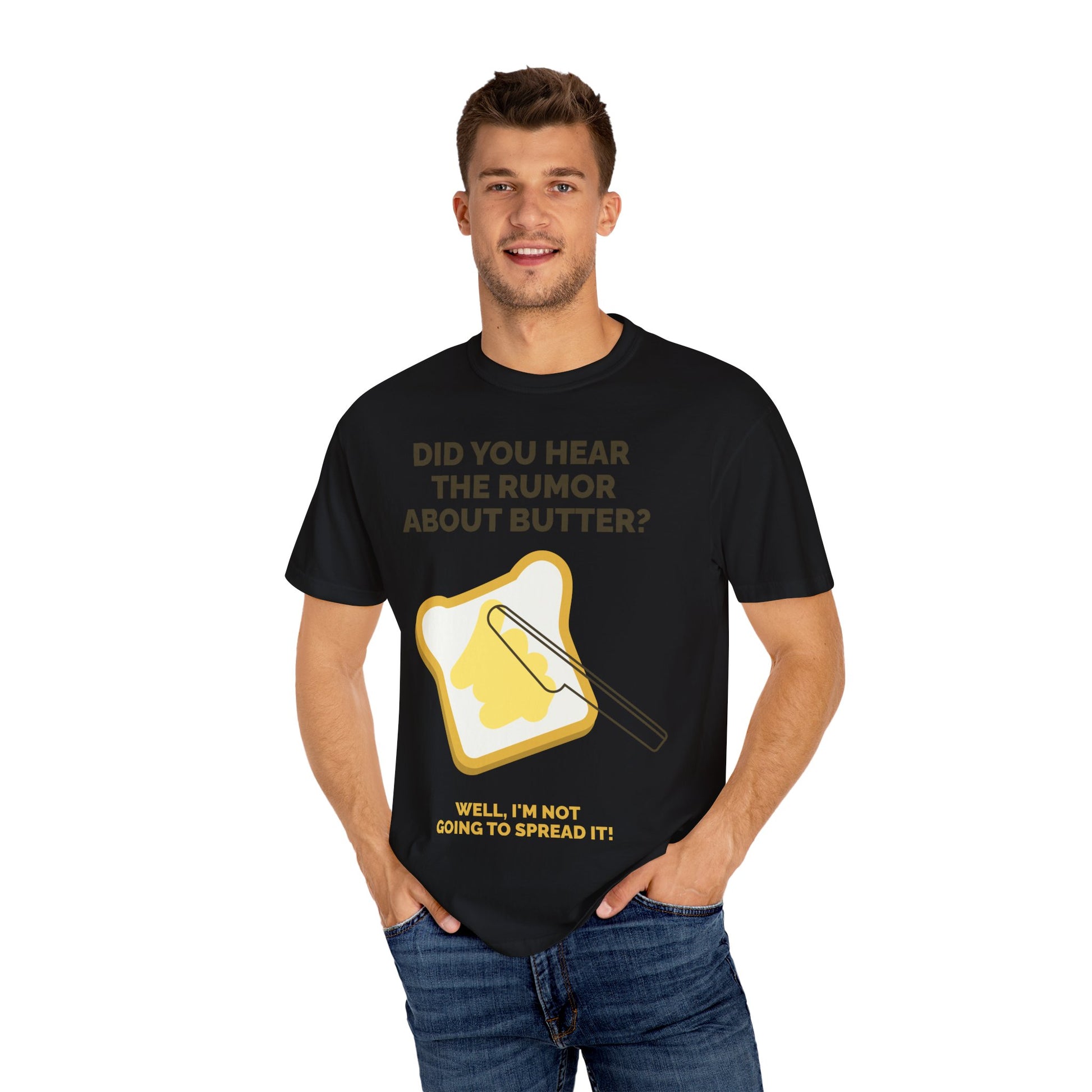 Whimsical Humor T-Shirt, Playful Graphic Tee, Fun Gift for Food Lovers, Quirky Quotes Shirt, Casual Wear for All Occasions