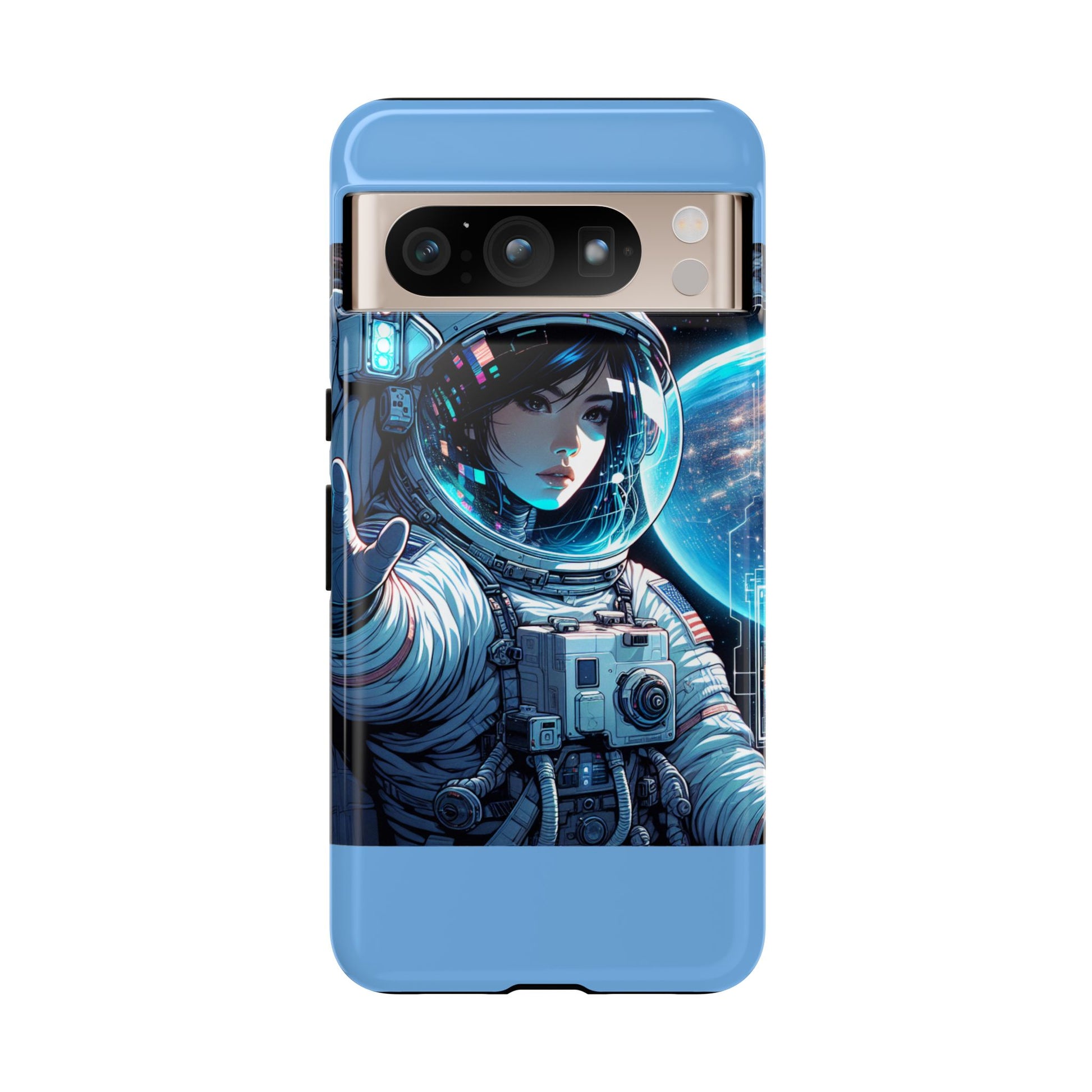 Astronaut Phone Case, Space-Themed Tough Case, Unique Gift for Science Lovers, Trendy Protection for Smartphones, Cool Tech Accessories