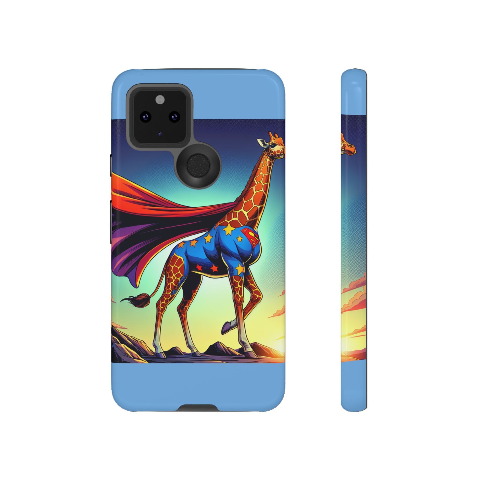Superhero Giraffe Phone Case | Tough Cases, Unique Gifts, Animal Lover Accessories, Fun Tech Protectors, Cute Phone Covers, Birthday Gift